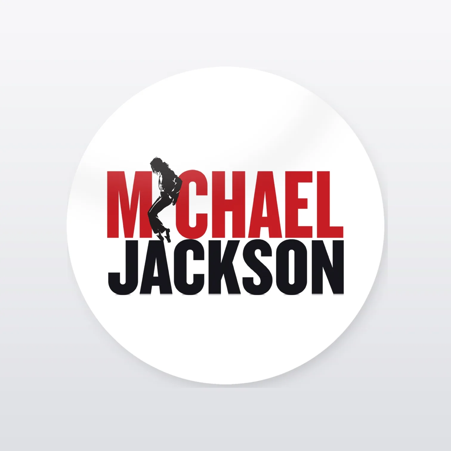 Michael Jackson Aufkleber Set – einzelner Aufkleber in Großaufnahme