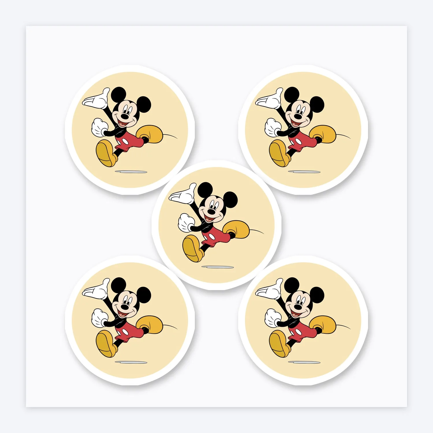 Mick Maus Aufkleber Set