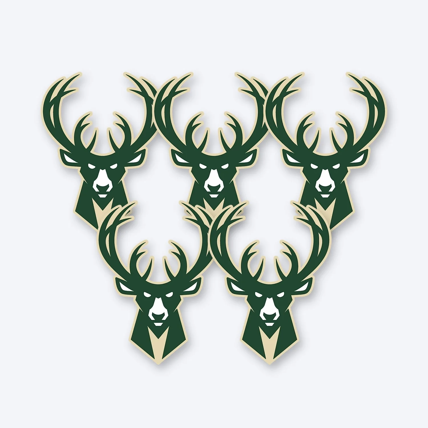 Milwaukee Bucks NBA Aufkleber Set
