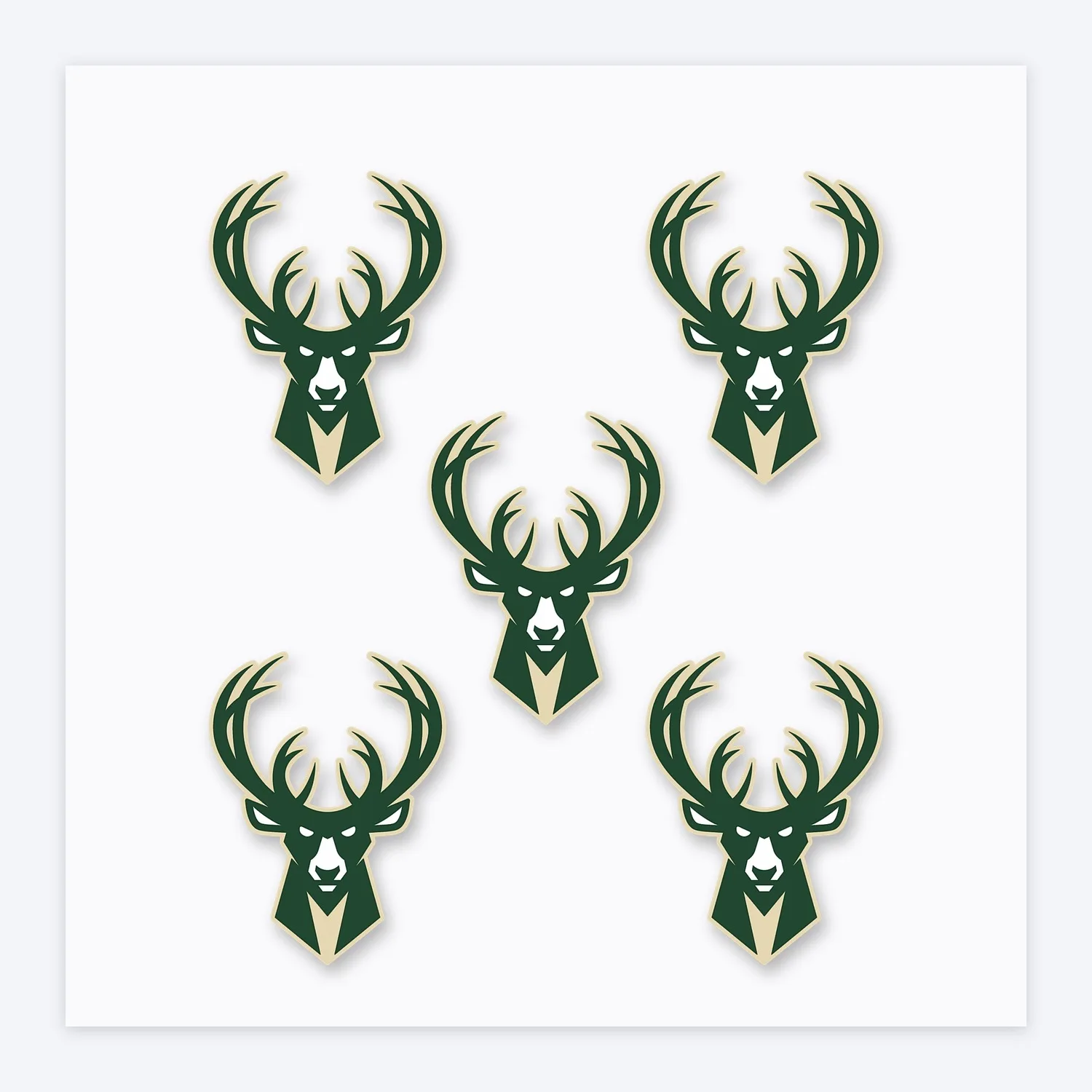 Milwaukee Bucks NBA Aufkleber Set