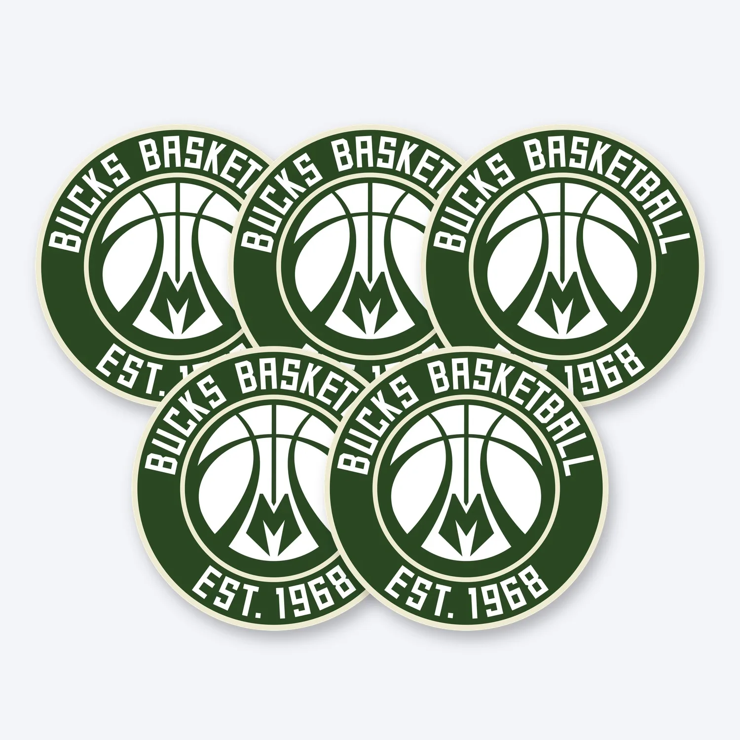 Milwaukee Bucks NBA Aufkleber Set II