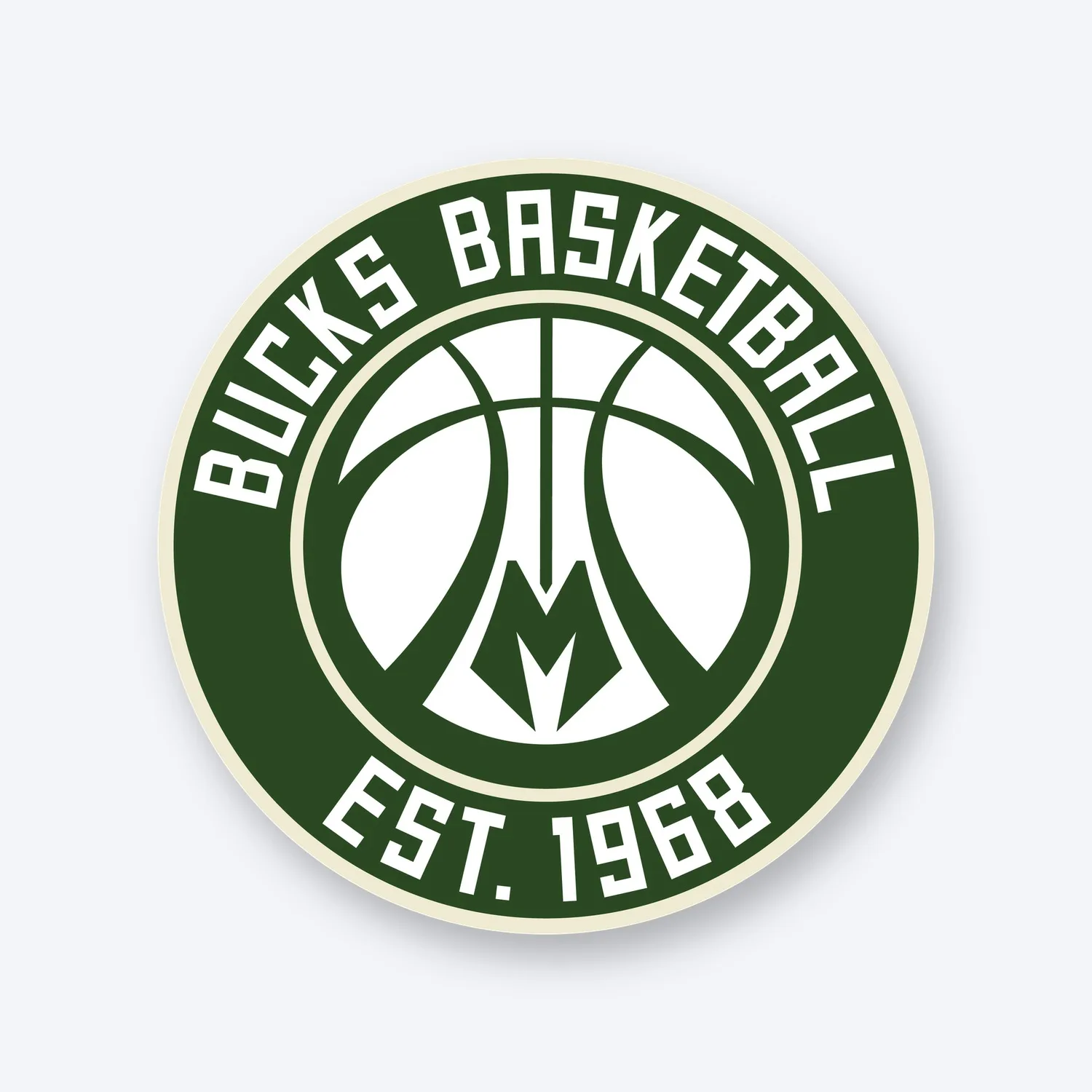Milwaukee Bucks NBA Aufkleber Set II
