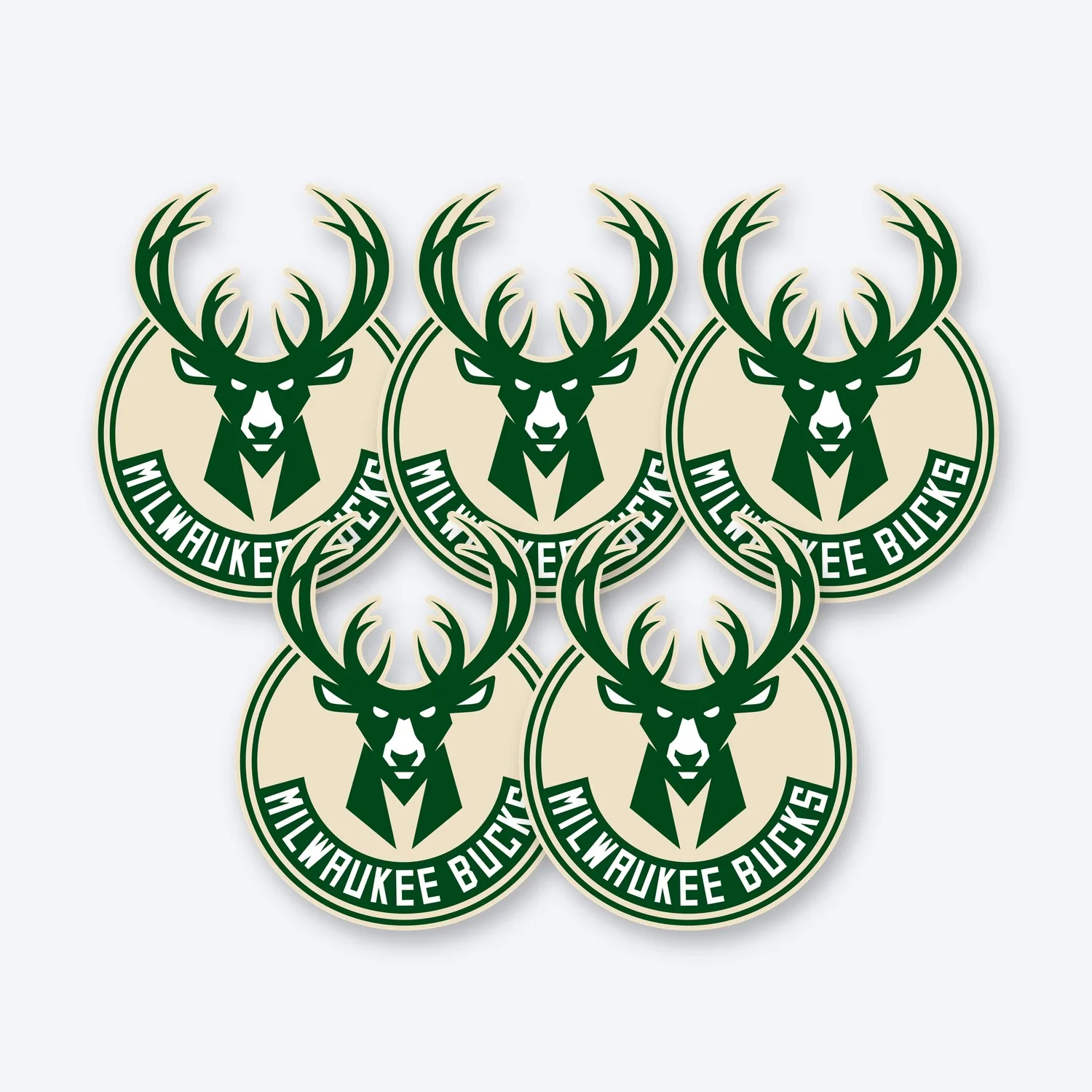 Milwaukee Bucks NBA Aufkleber Set III
