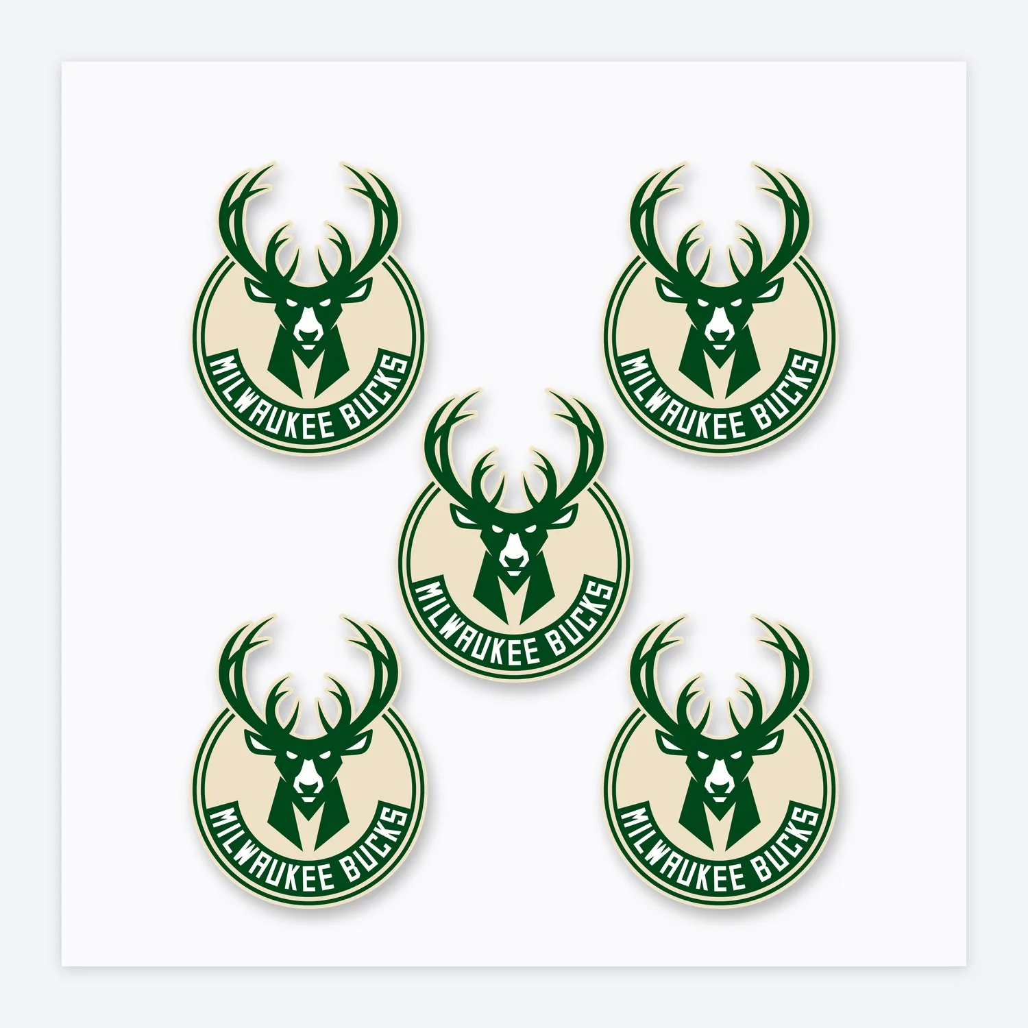 Milwaukee Bucks NBA Aufkleber Set III