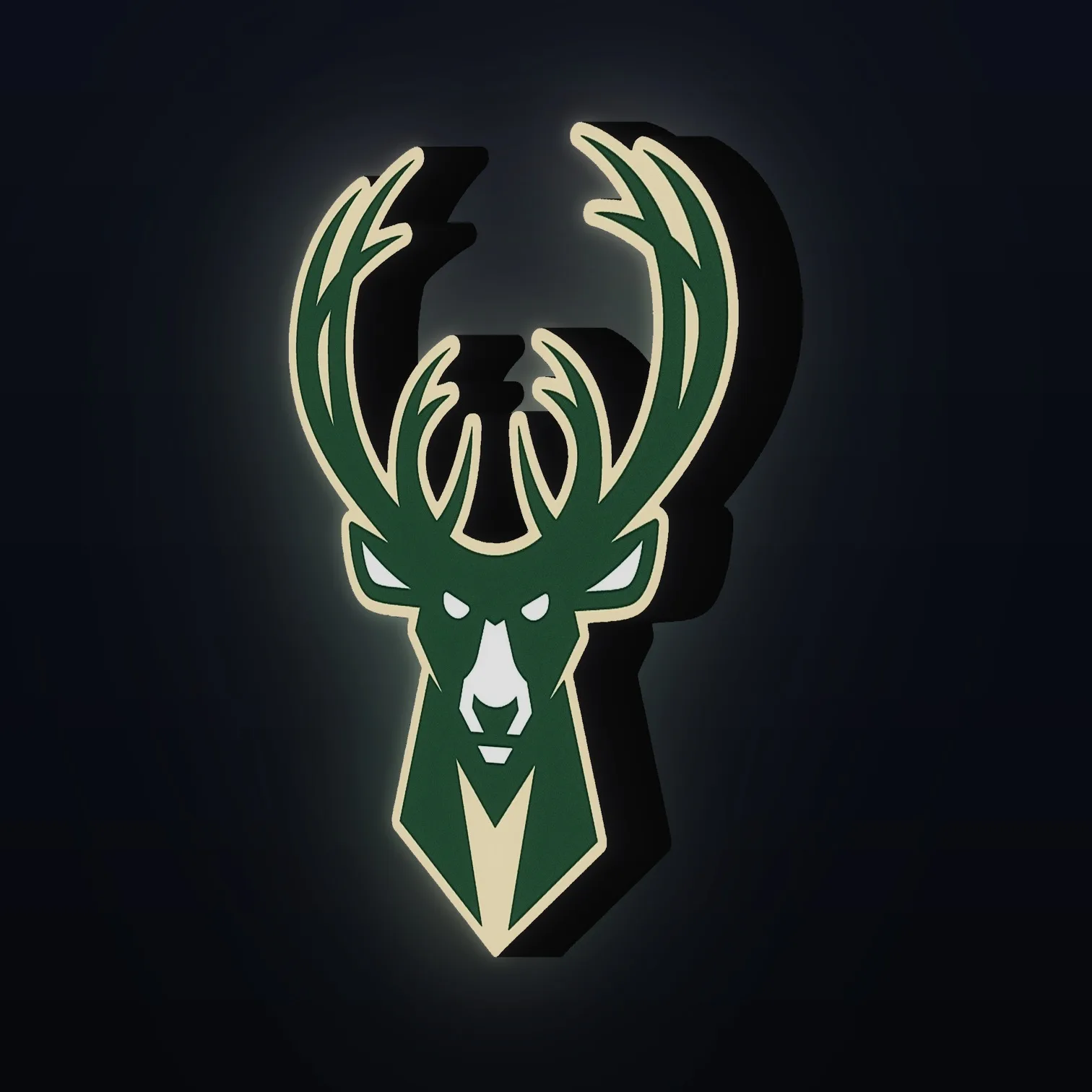 Milwaukee Bucks NBA LED-Leuchte