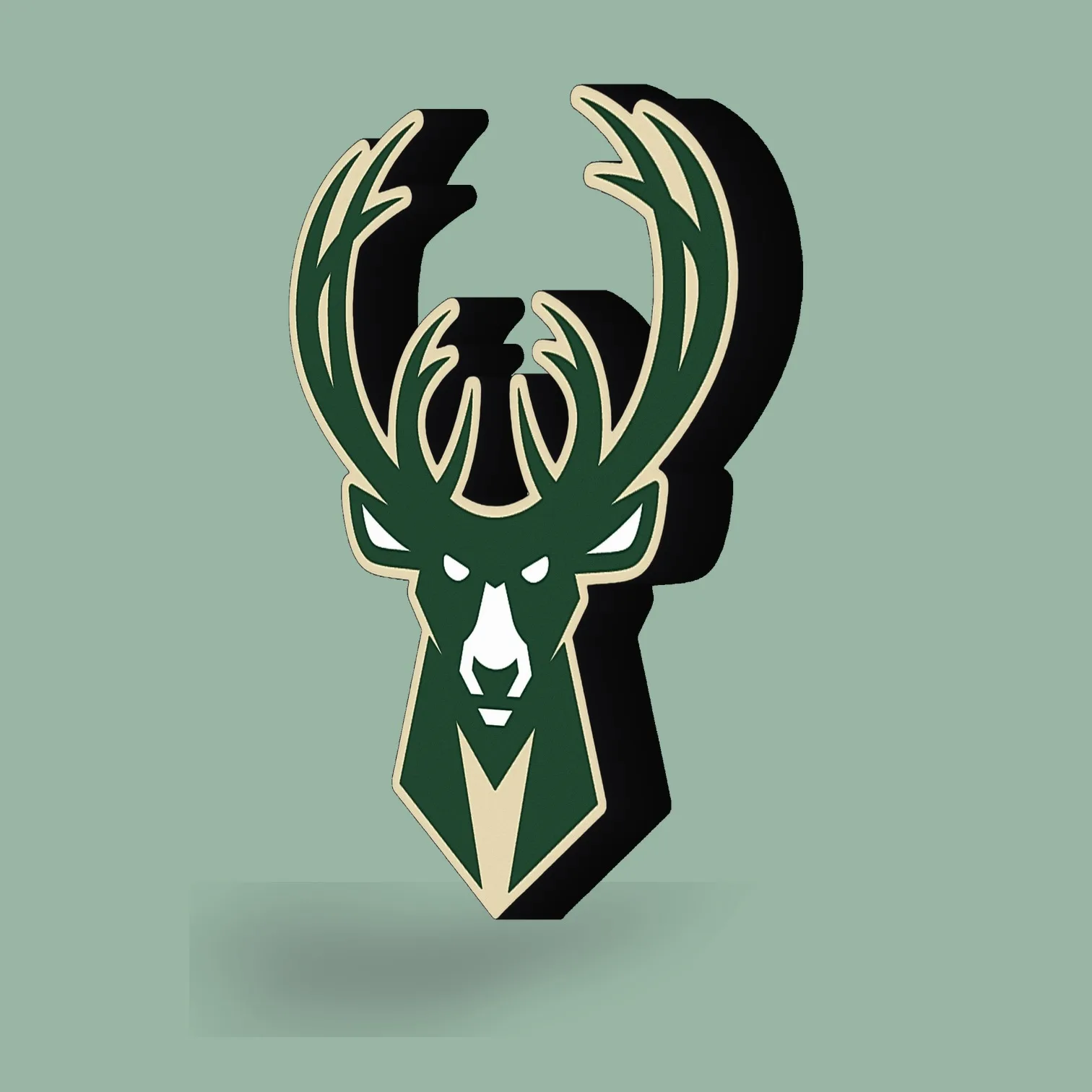 Milwaukee Bucks NBA LED-Leuchte