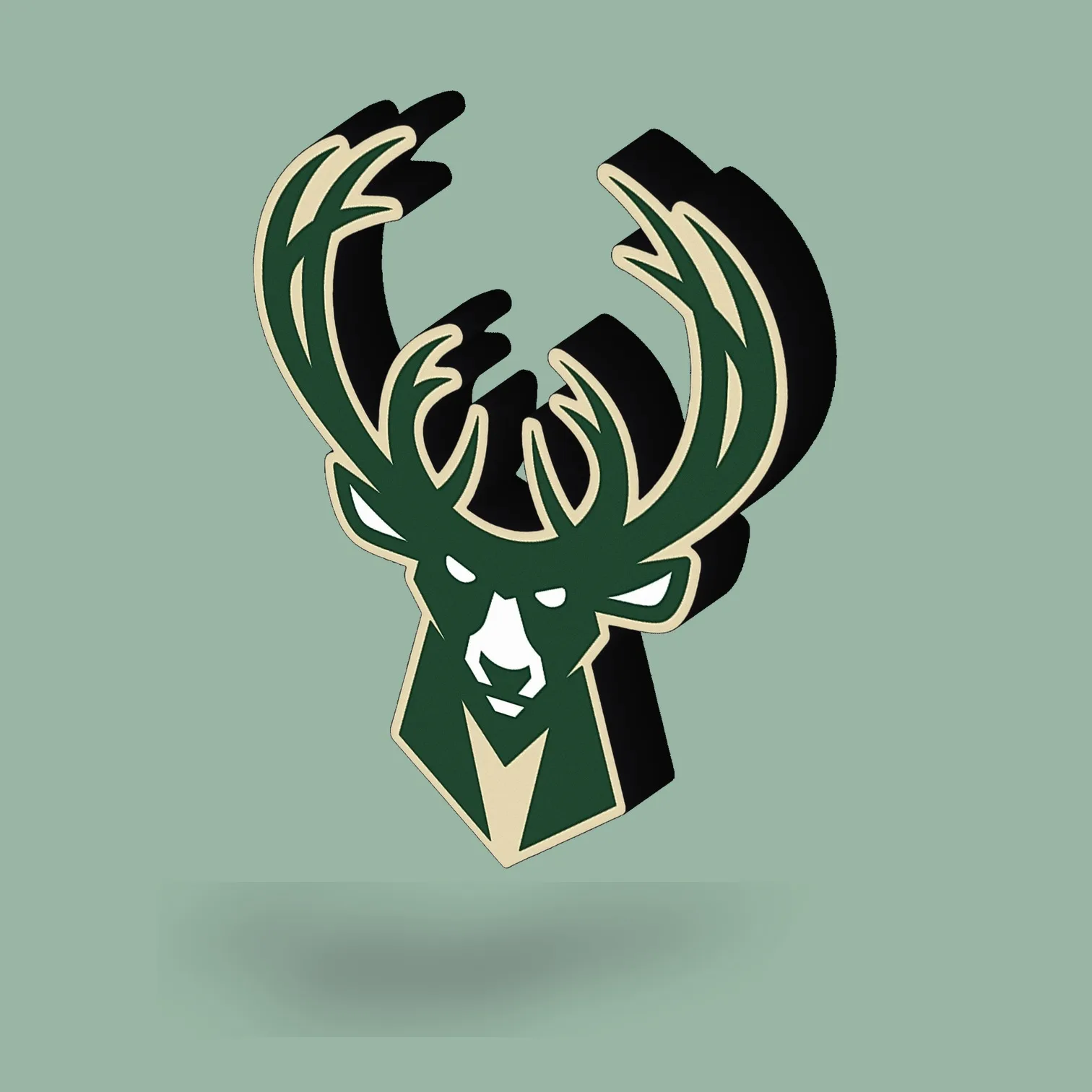 Milwaukee Bucks NBA LED-Leuchte