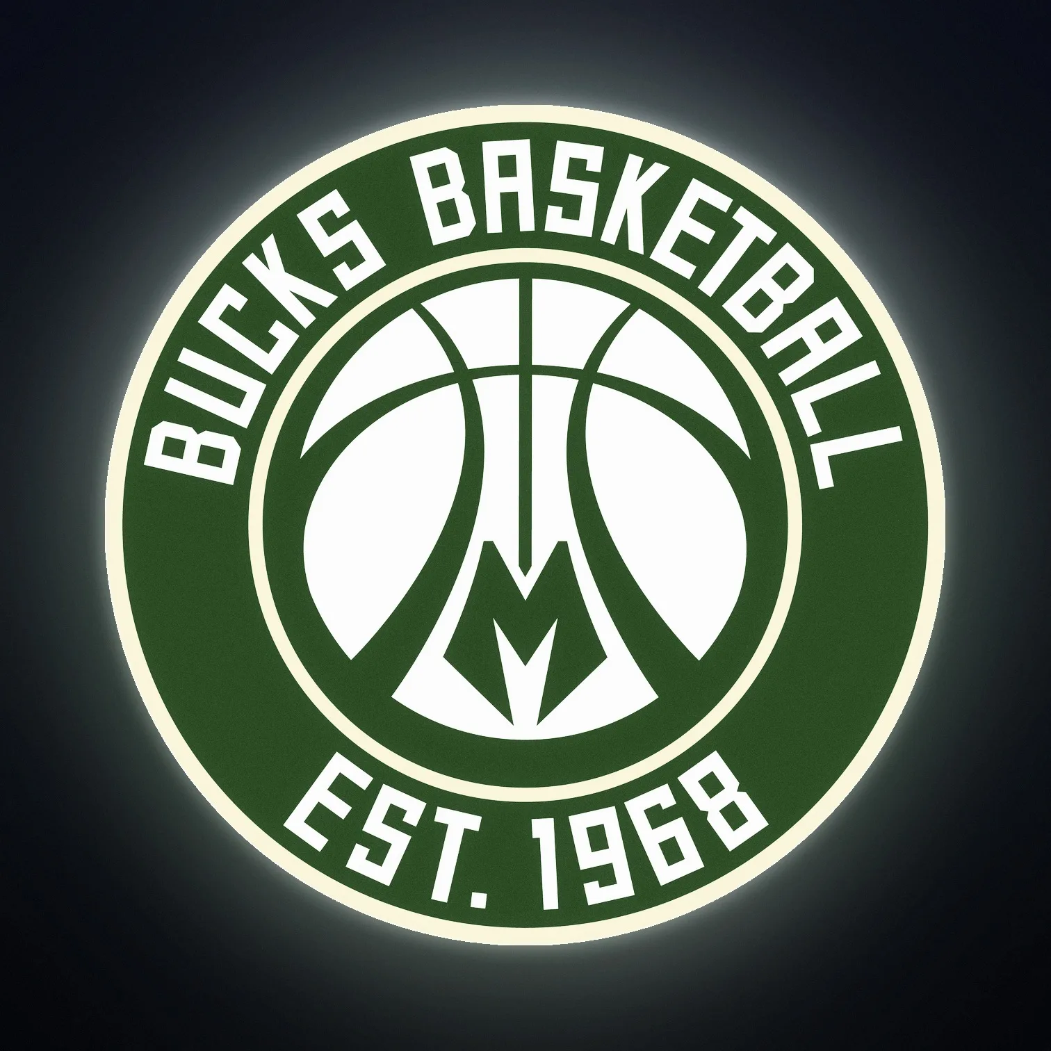 Milwaukee Bucks NBA LED-Leuchte II