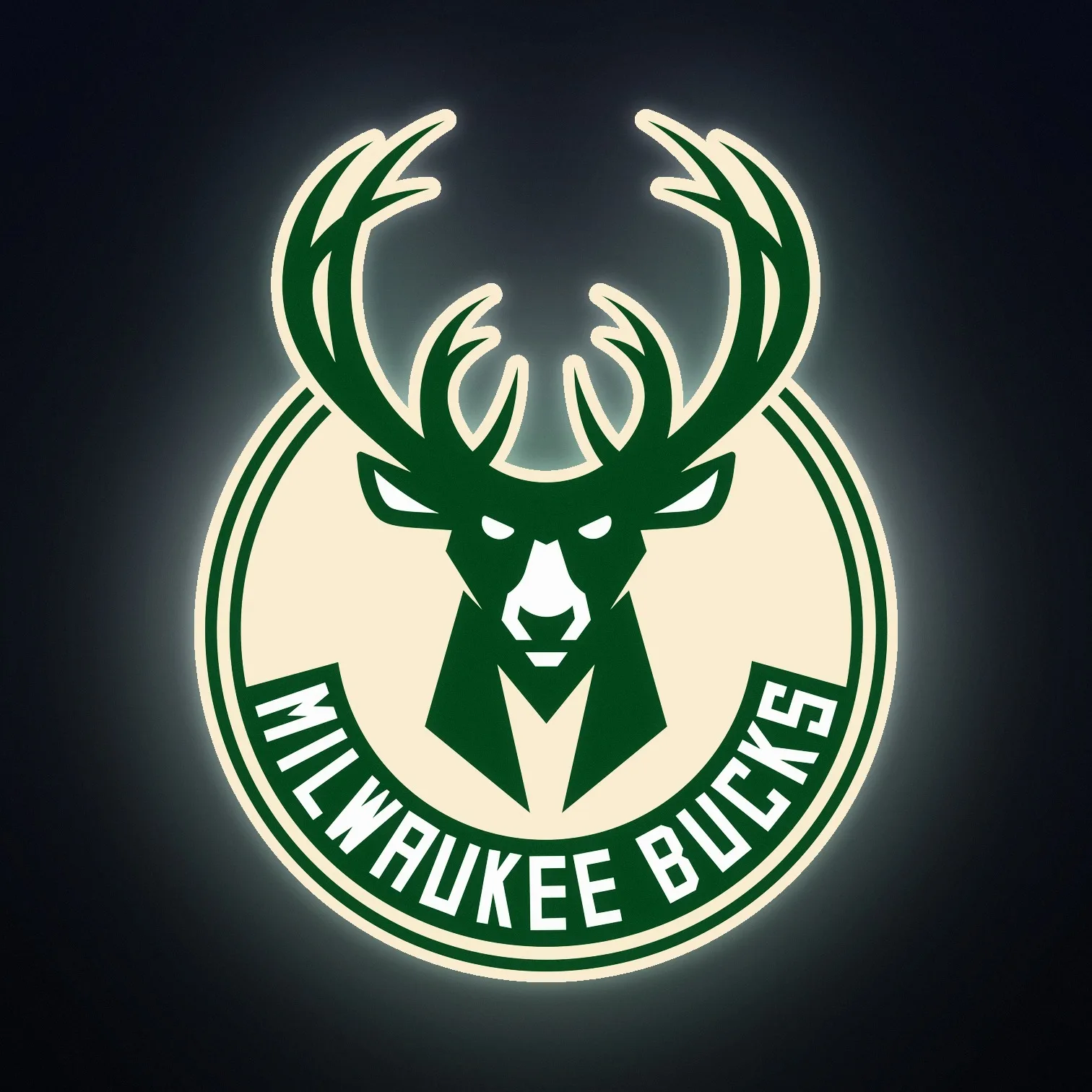Milwaukee Bucks NBA LED-Leuchte III