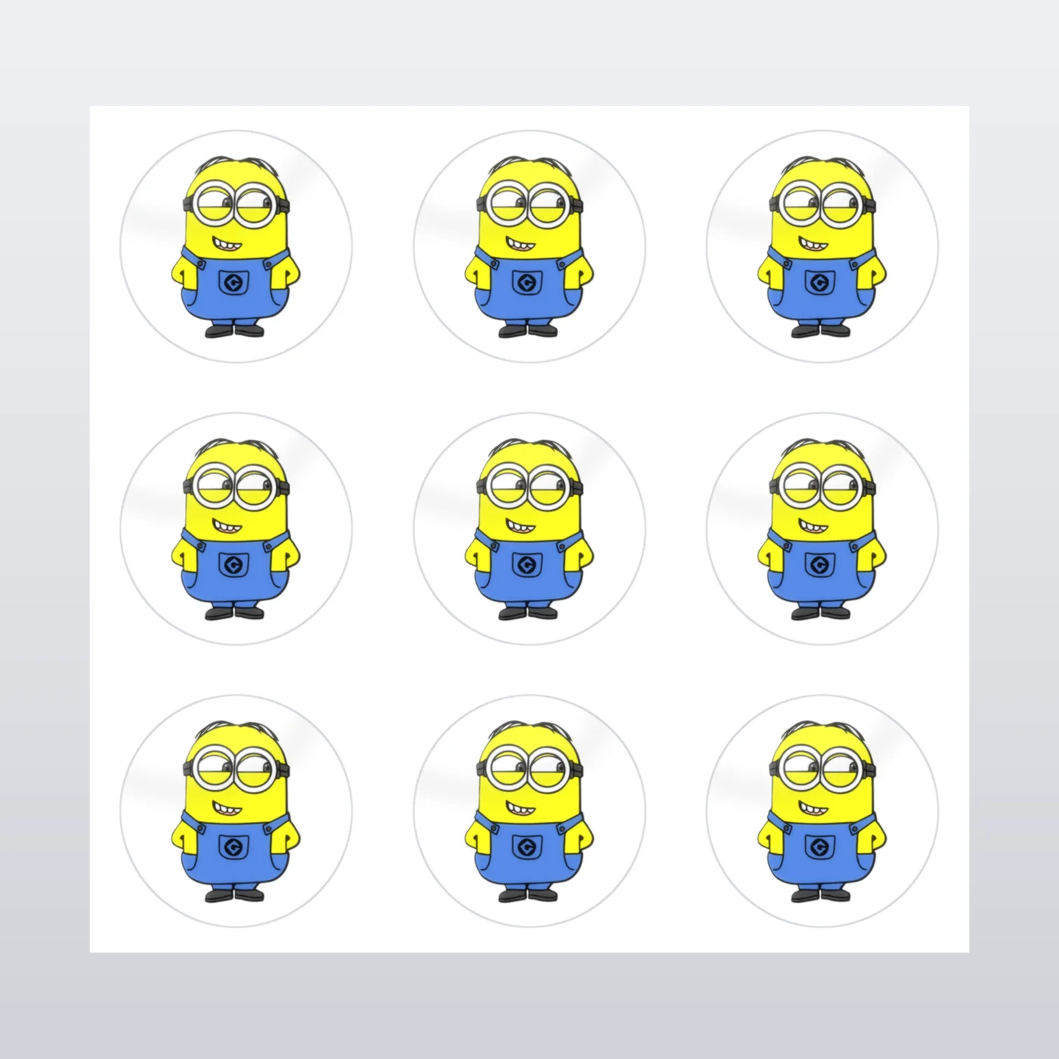 Minion I Aufkleber Set – Aufkleber auf Bogen