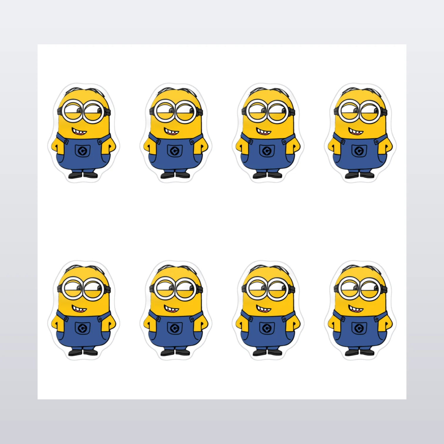Minion II Aufkleber Set – Aufkleber auf Bogen