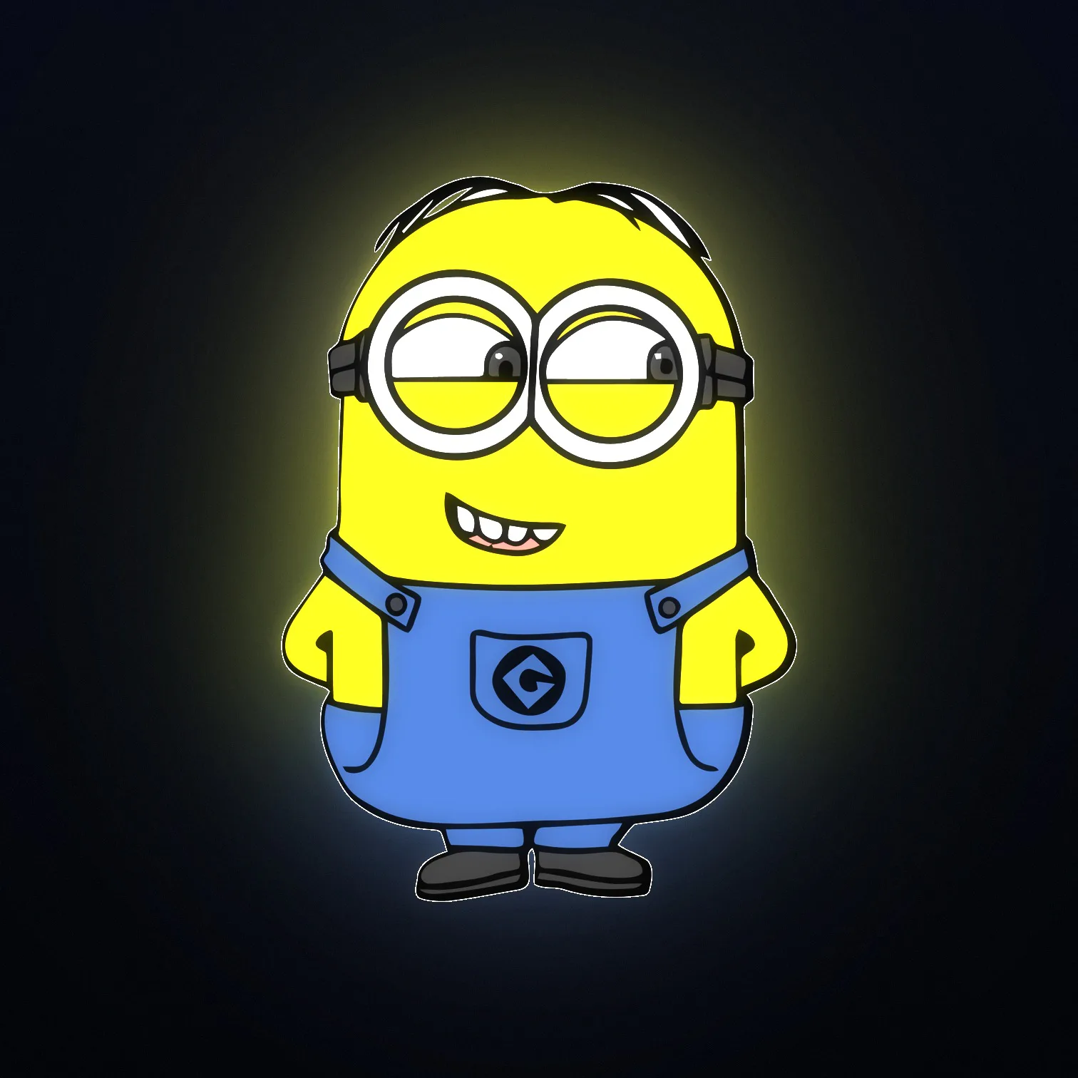 Minion II LED-Leuchtschild