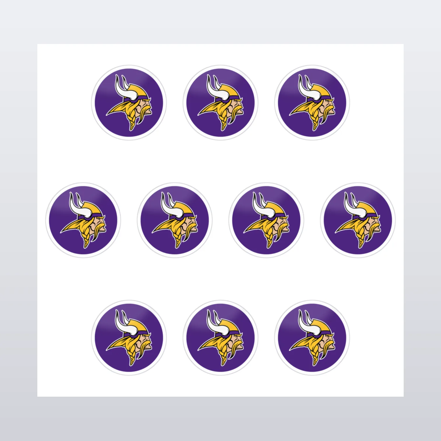 Minnesota Vikings Aufkleber Set I