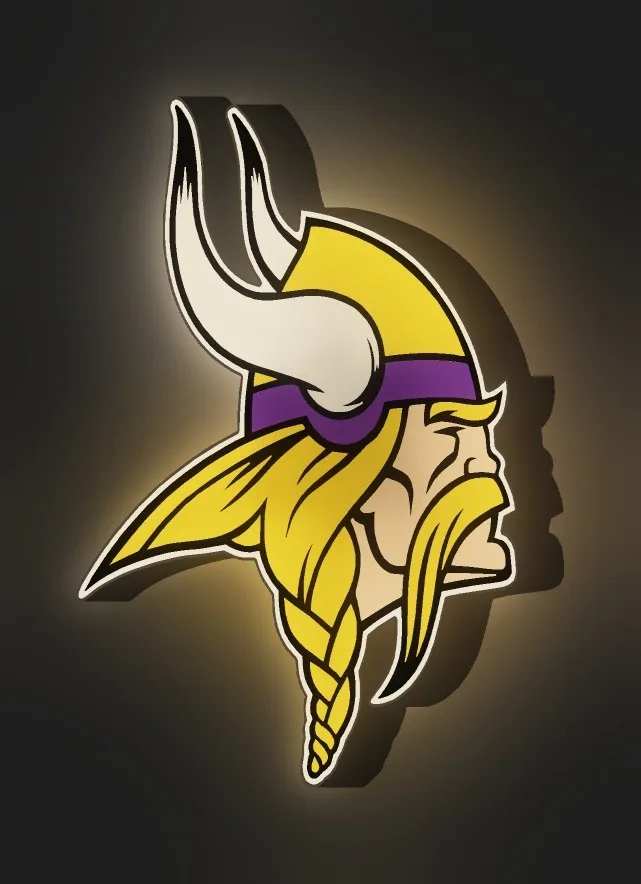 Minnesota Vikings LED-Leuchtschild