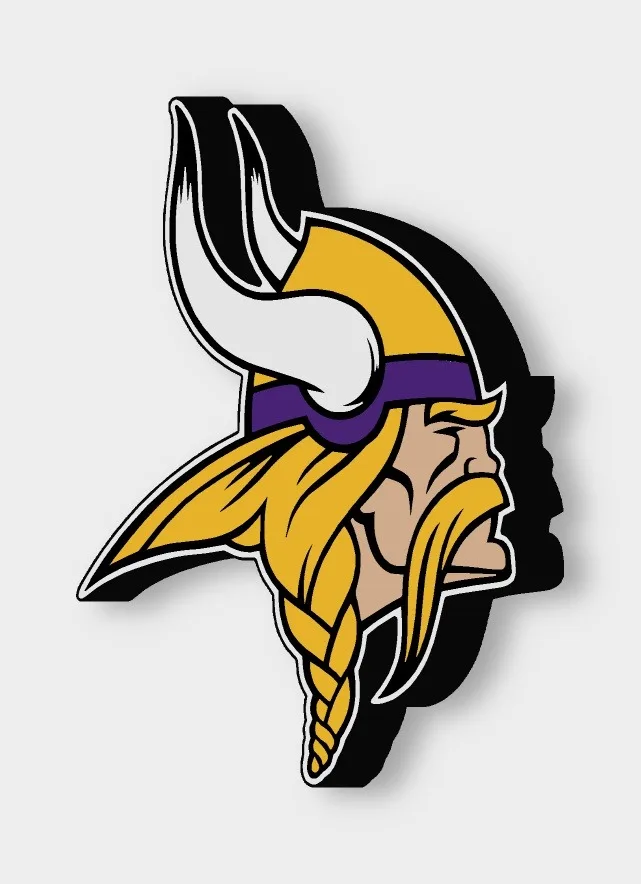 Minnesota Vikings LED-Leuchtschild