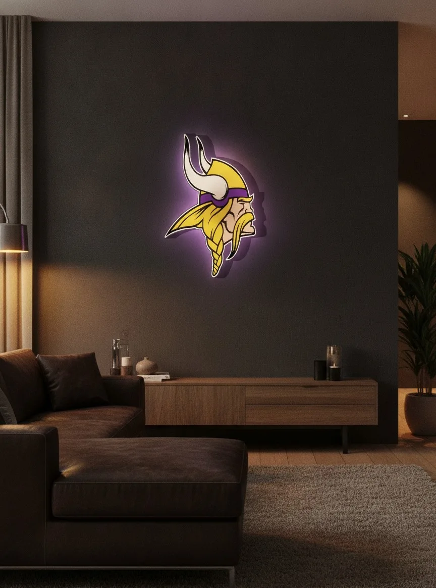 Minnesota Vikings LED-Leuchtschild