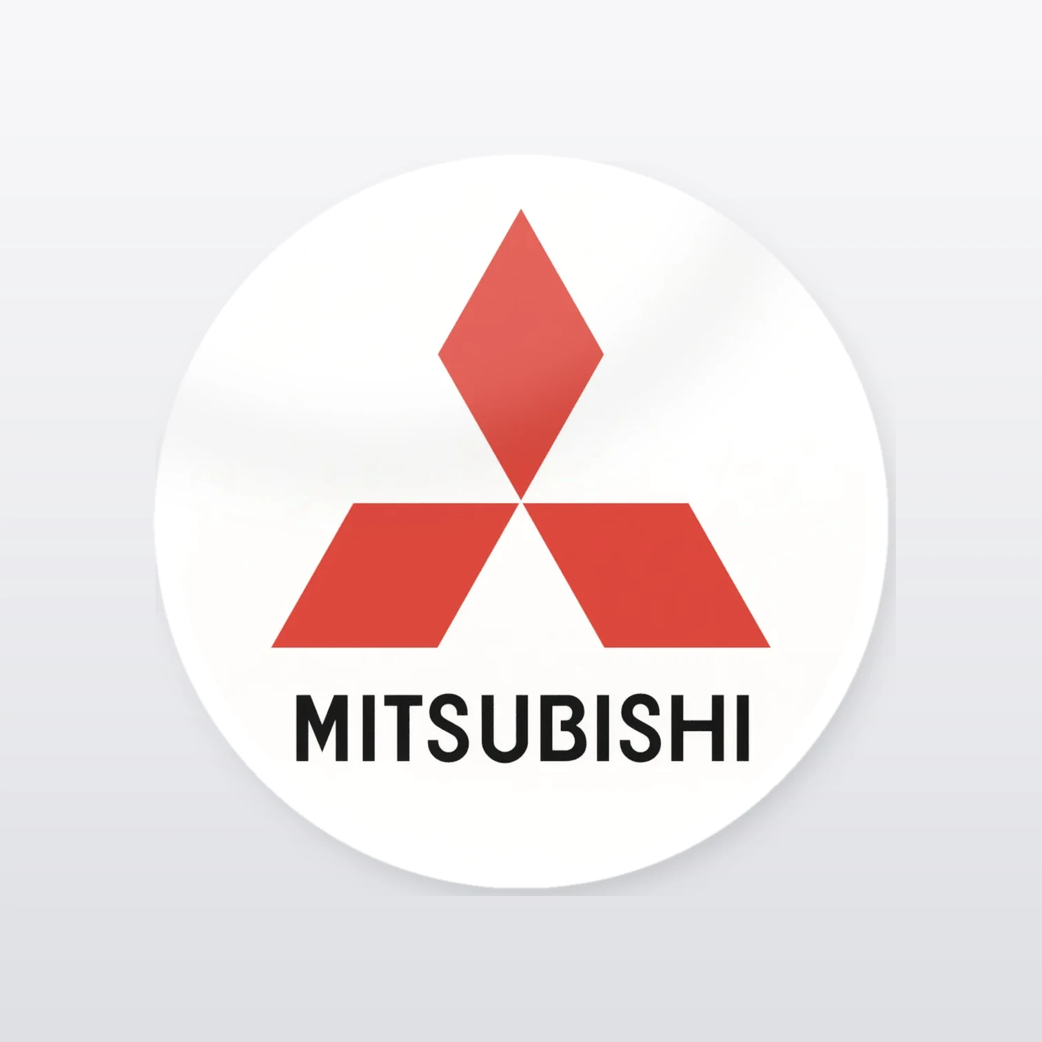 Mitsubishi Aufkleber Set – einzelner Aufkleber in Großaufnahme