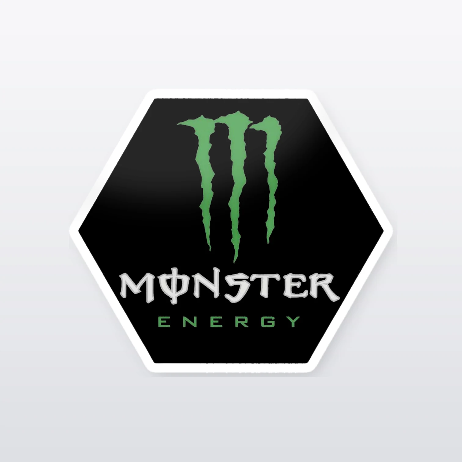 Monster Energy Aufkleber Set I – einzelner Aufkleber in Großaufnahme