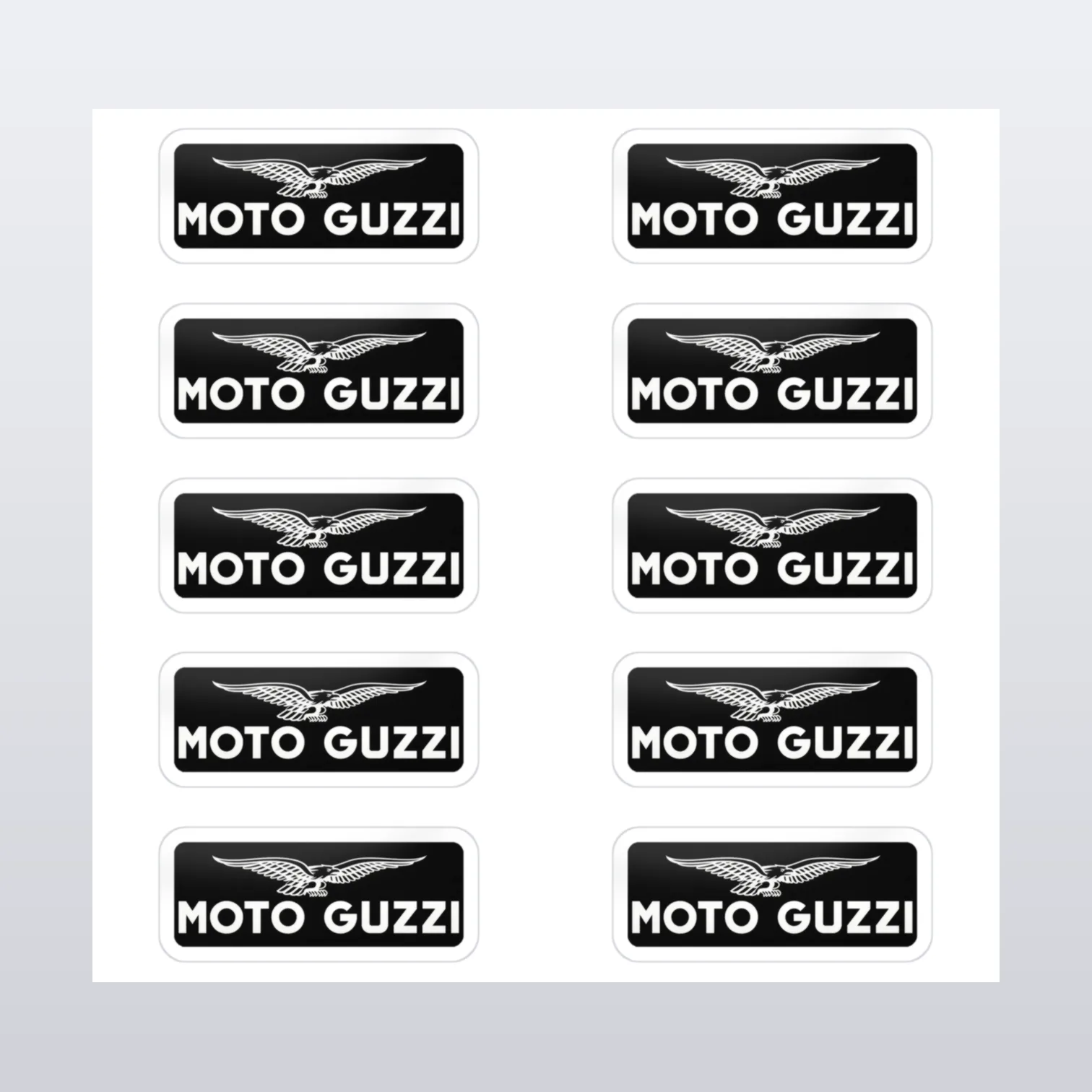 Moto Guzzi Aufkleber Set – Aufkleber auf Bogen