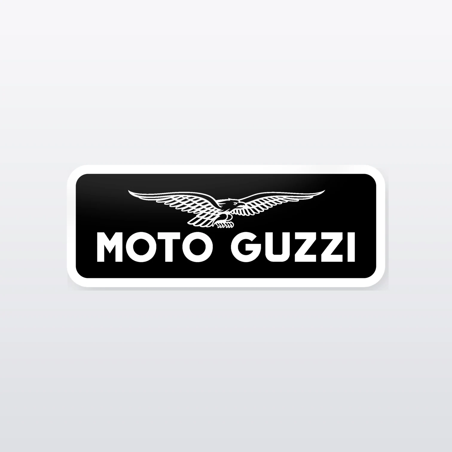Moto Guzzi Aufkleber Set – einzelner Aufkleber in Großaufnahme