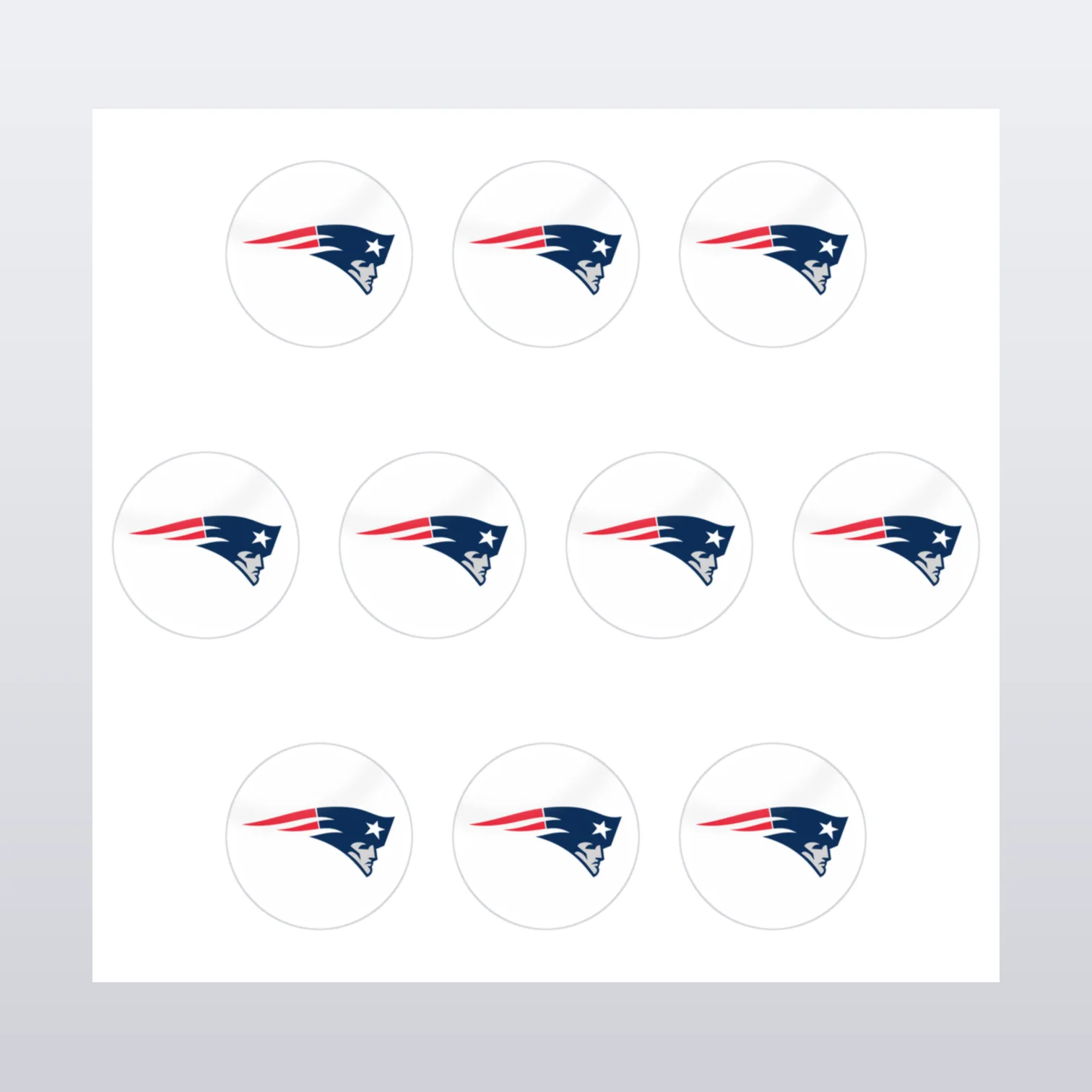 New England Patriots Aufkleber Set I