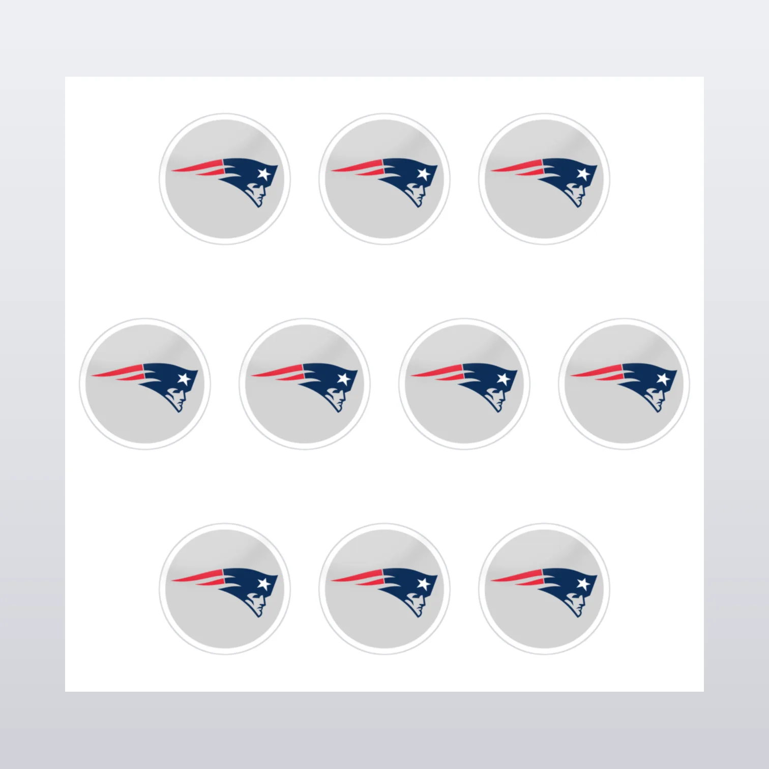 New England Patriots Aufkleber Set II