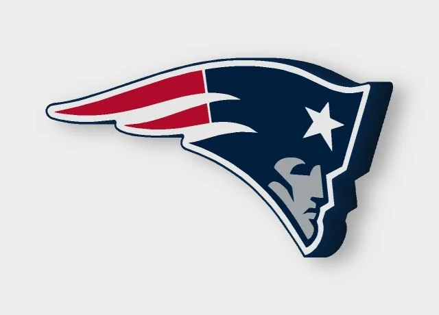 New England Patriots LED-Leuchtschild