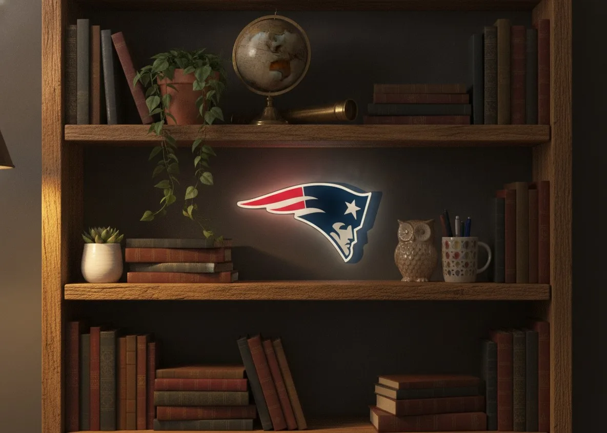 New England Patriots LED-Leuchtschild