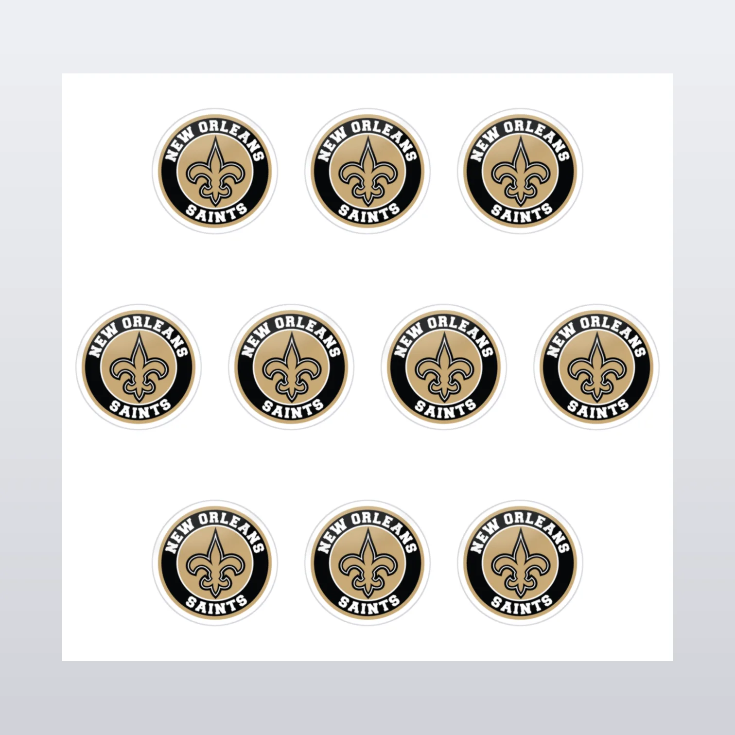 New Orleans Saints Aufkleber Set I