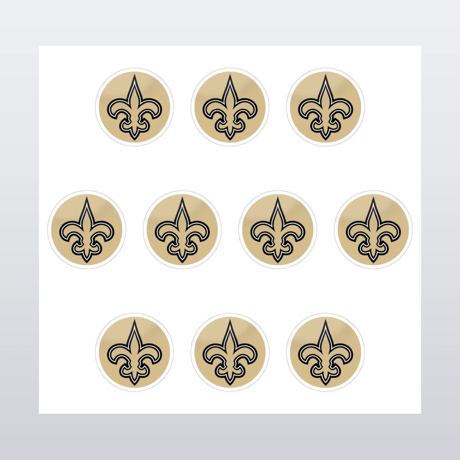 New Orleans Saints Aufkleber Set II