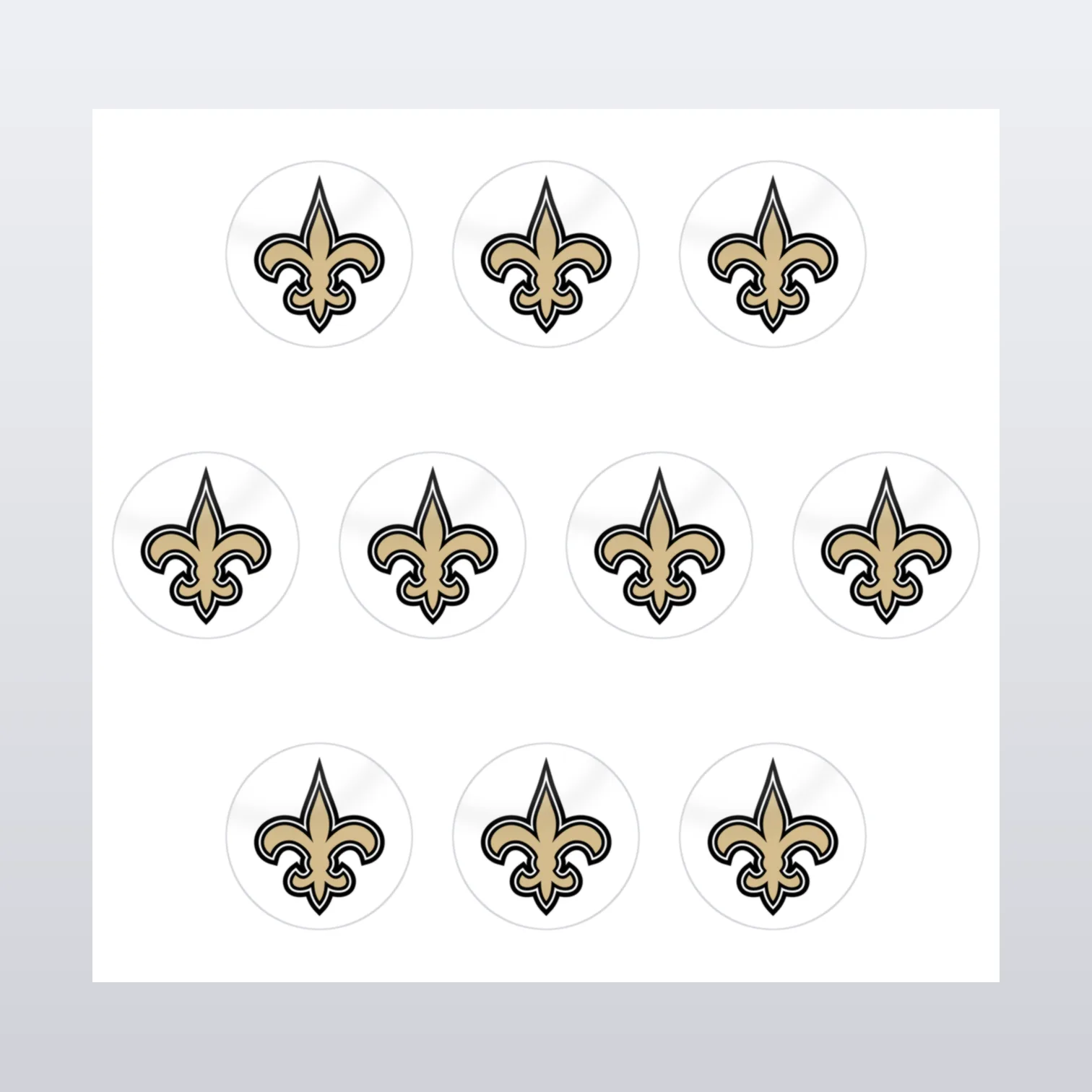 New Orleans Saints Aufkleber Set III