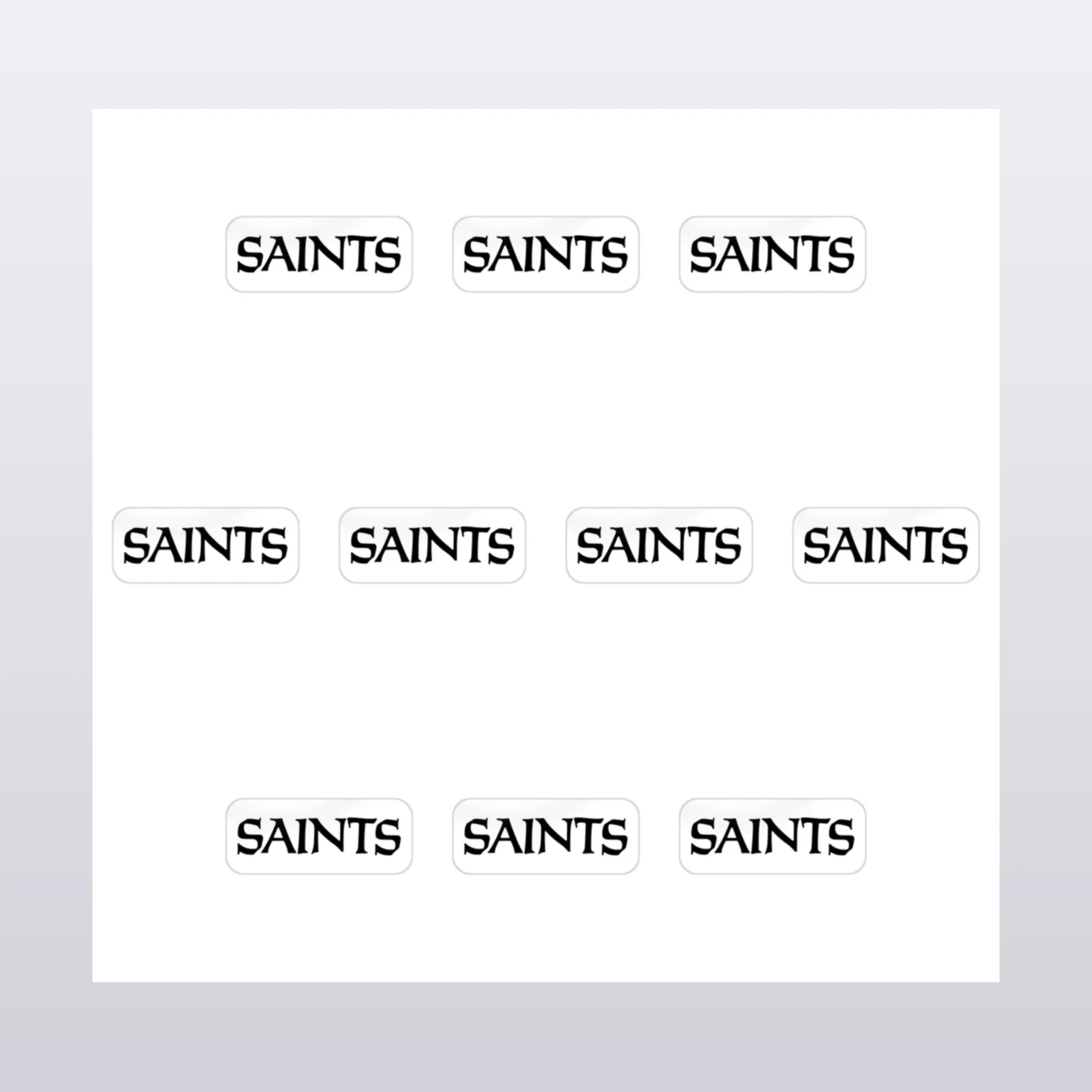 New Orleans Saints Aufkleber Set IV