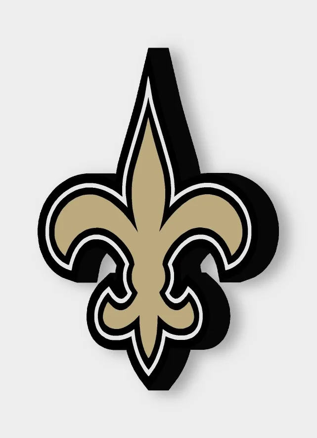 New Orleans Saints LED-Leuchtschild