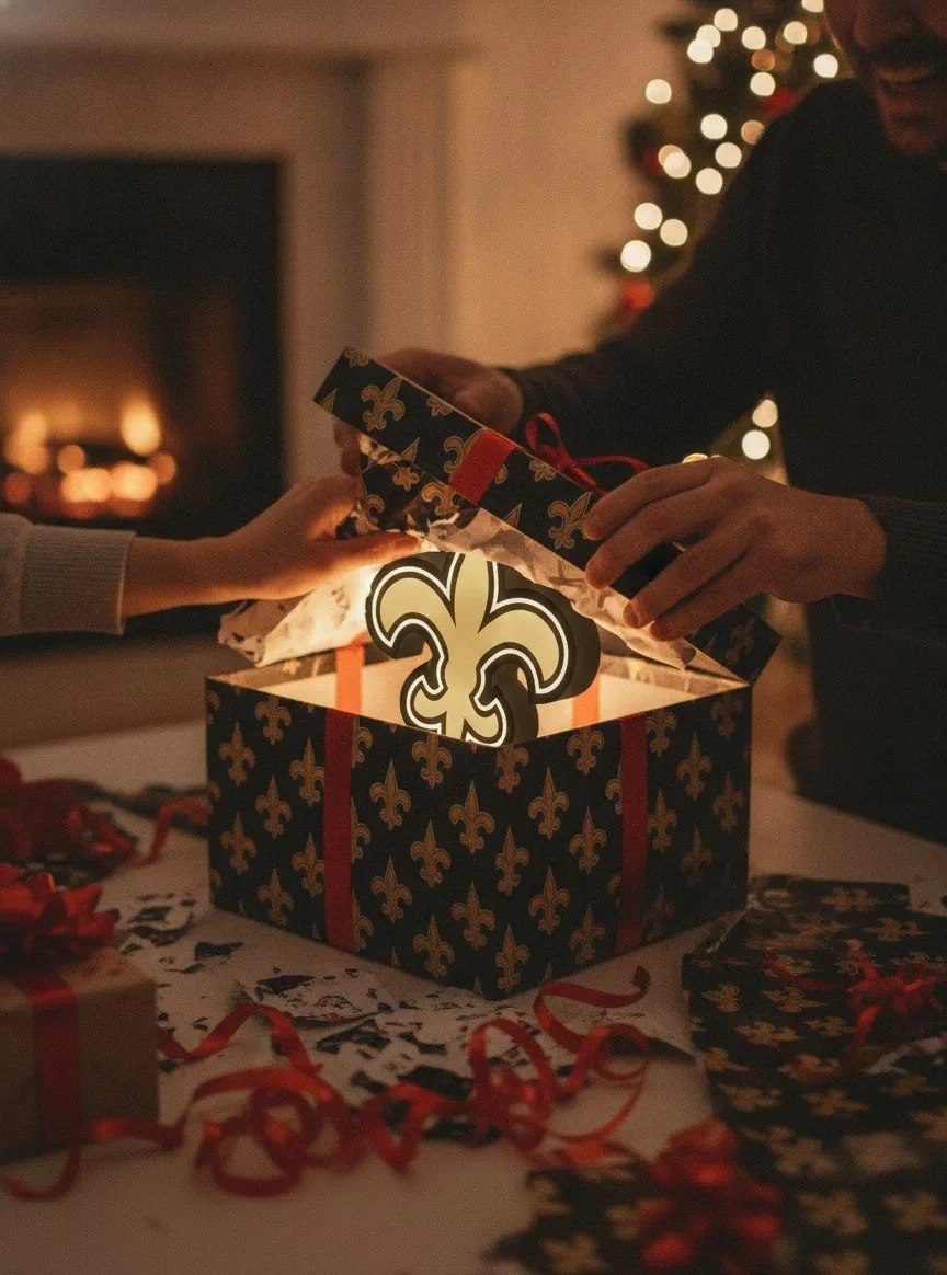 New Orleans Saints LED-Leuchtschild