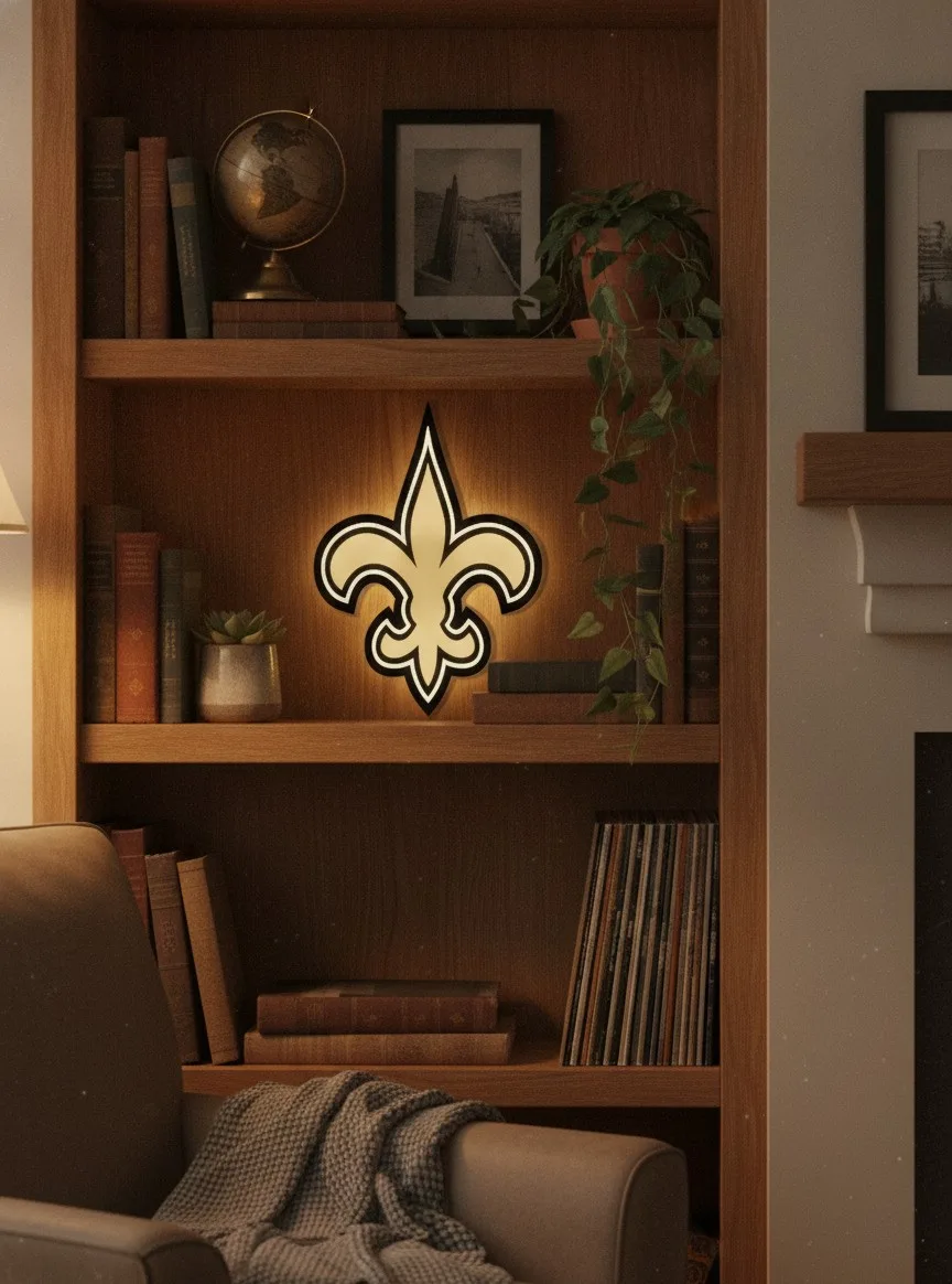 New Orleans Saints LED-Leuchtschild