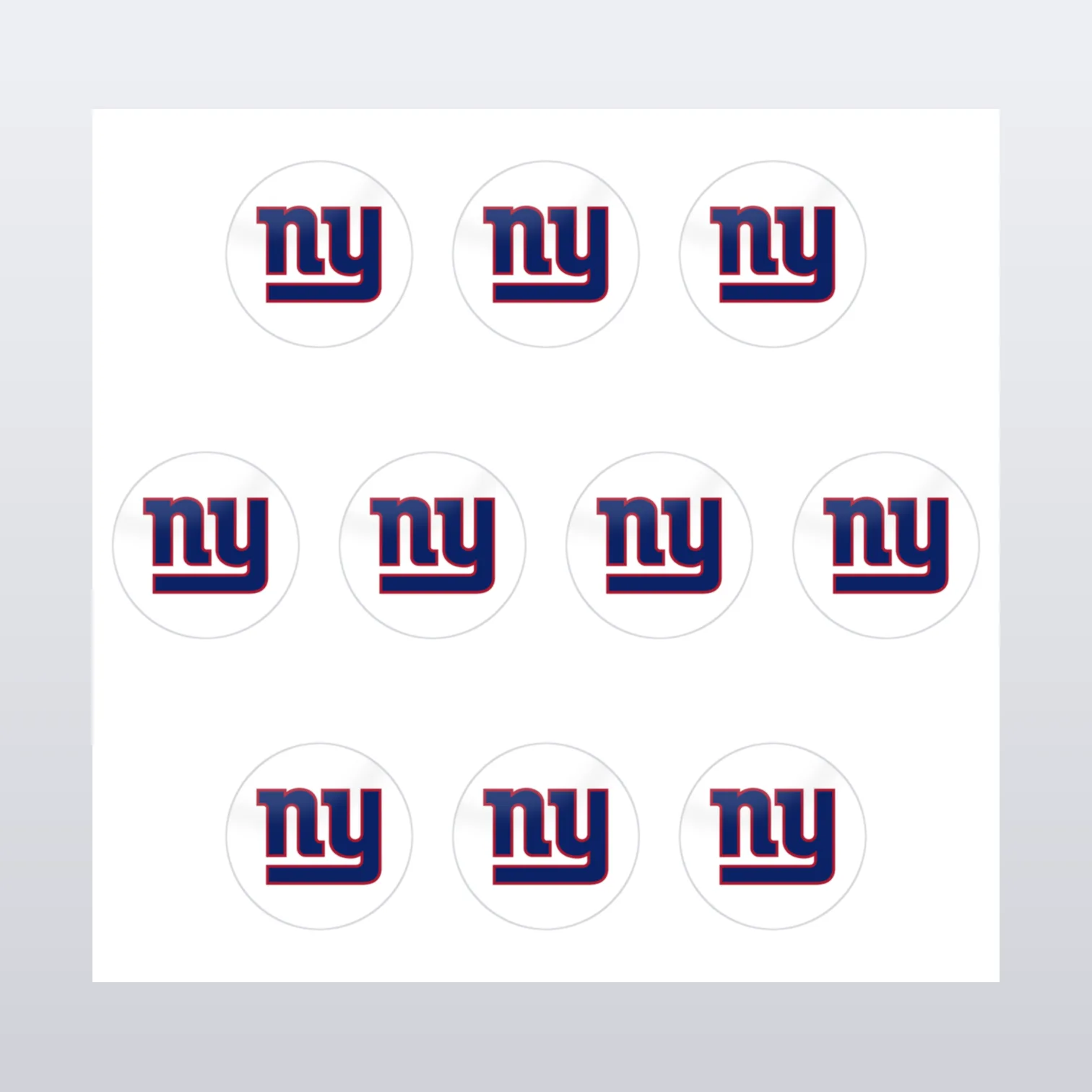 New York Giants Aufkleber Set I