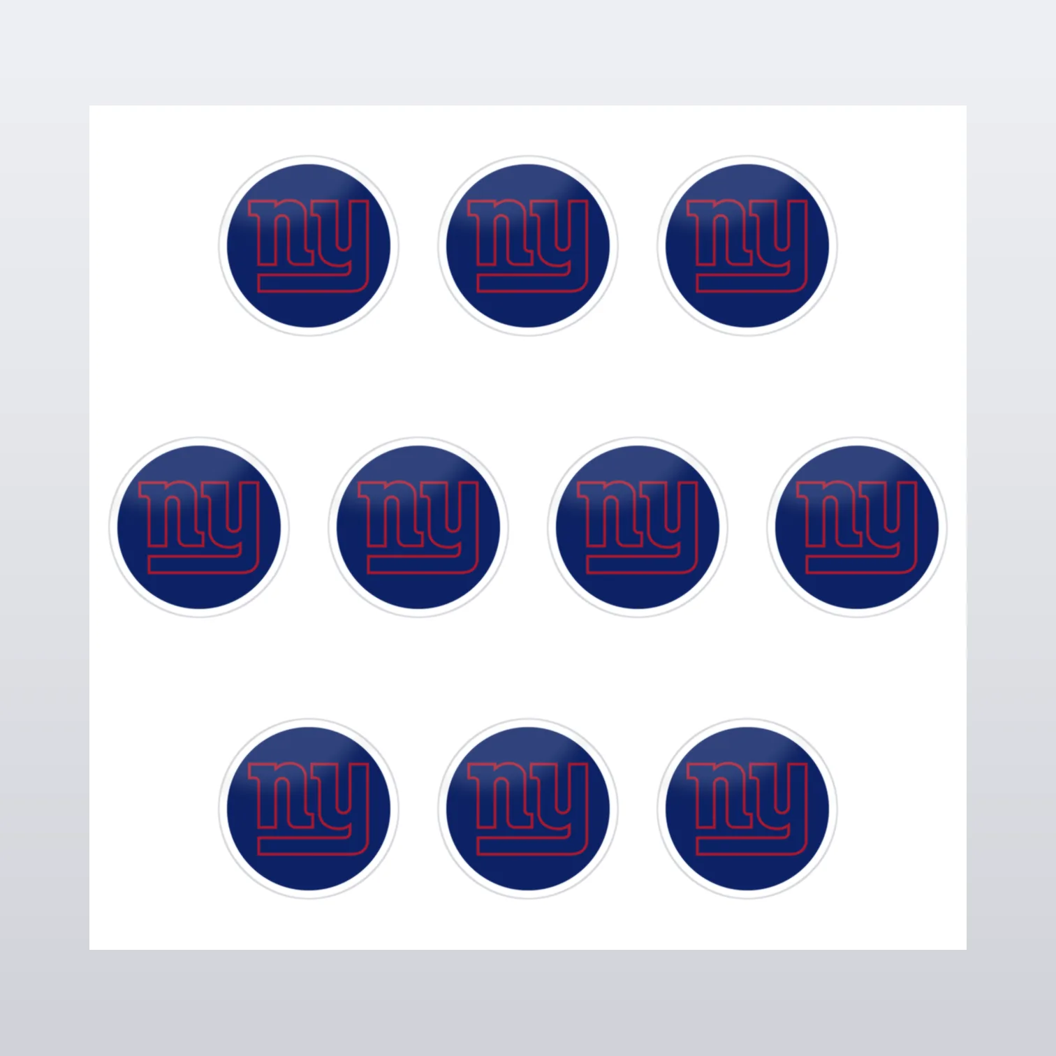 New York Giants Aufkleber Set II