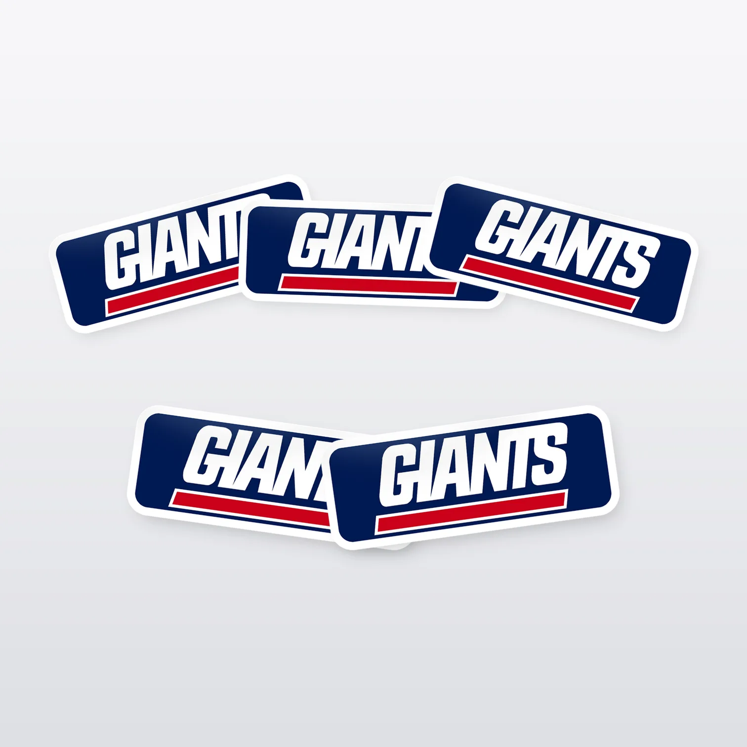 New York Giants Aufkleber Set III