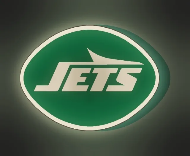New York Jets LED-Leuchtschild