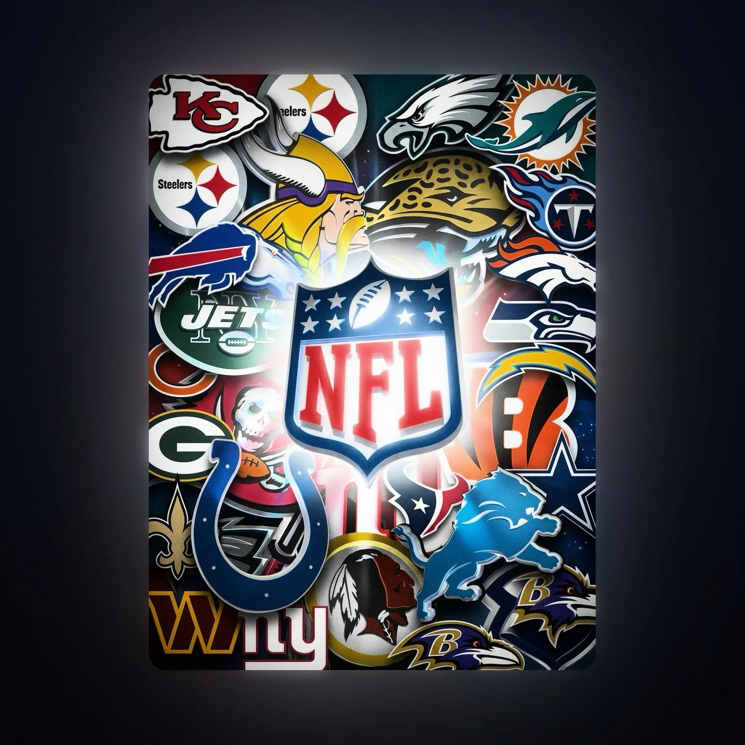NFL Team Medley LED-Leuchte
