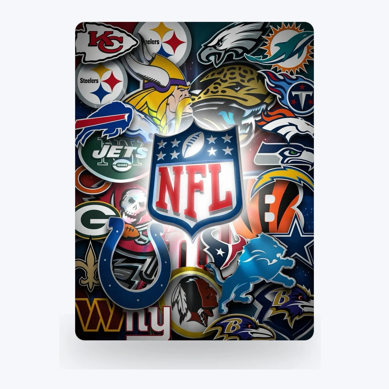 NFL Team Medley LED-Leuchte