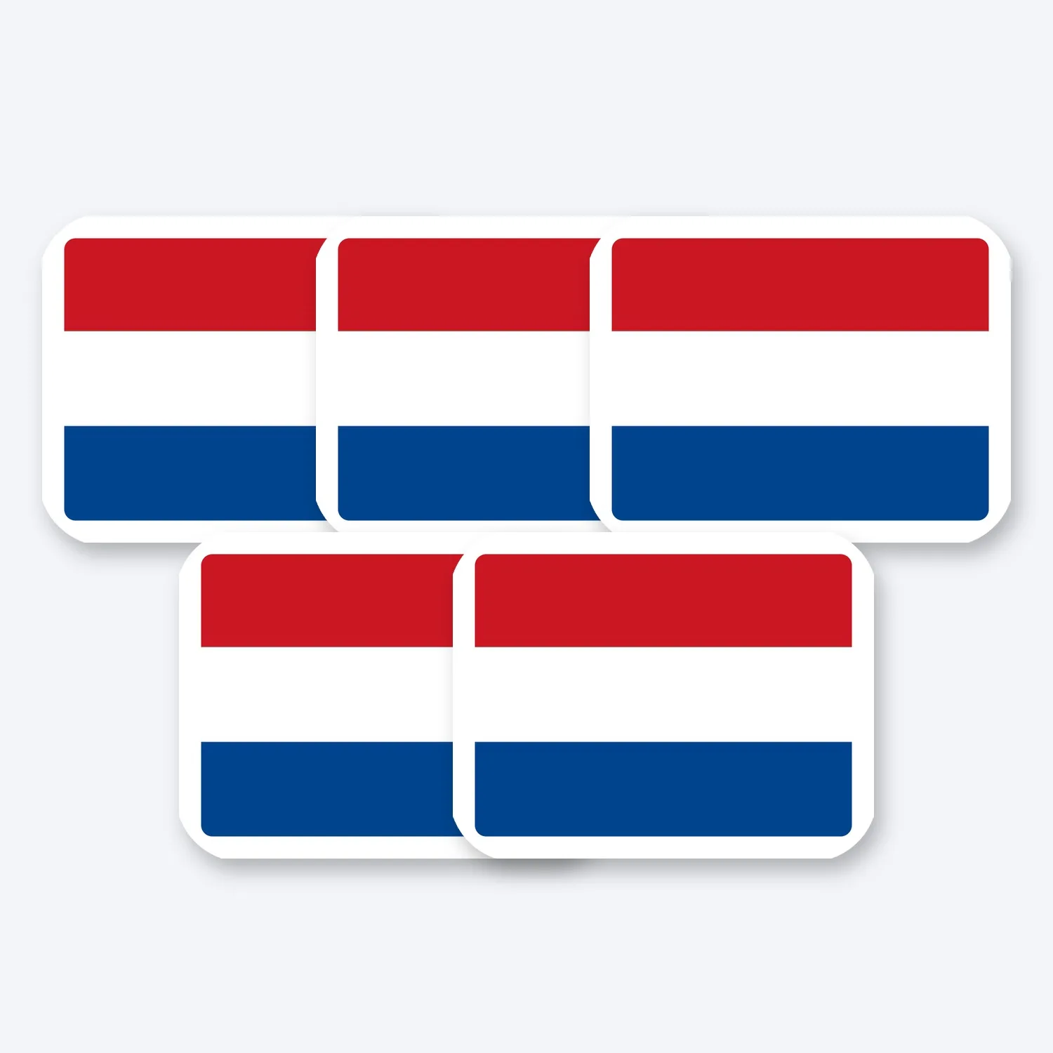 Niederlande Flagge Aufkleber Set
