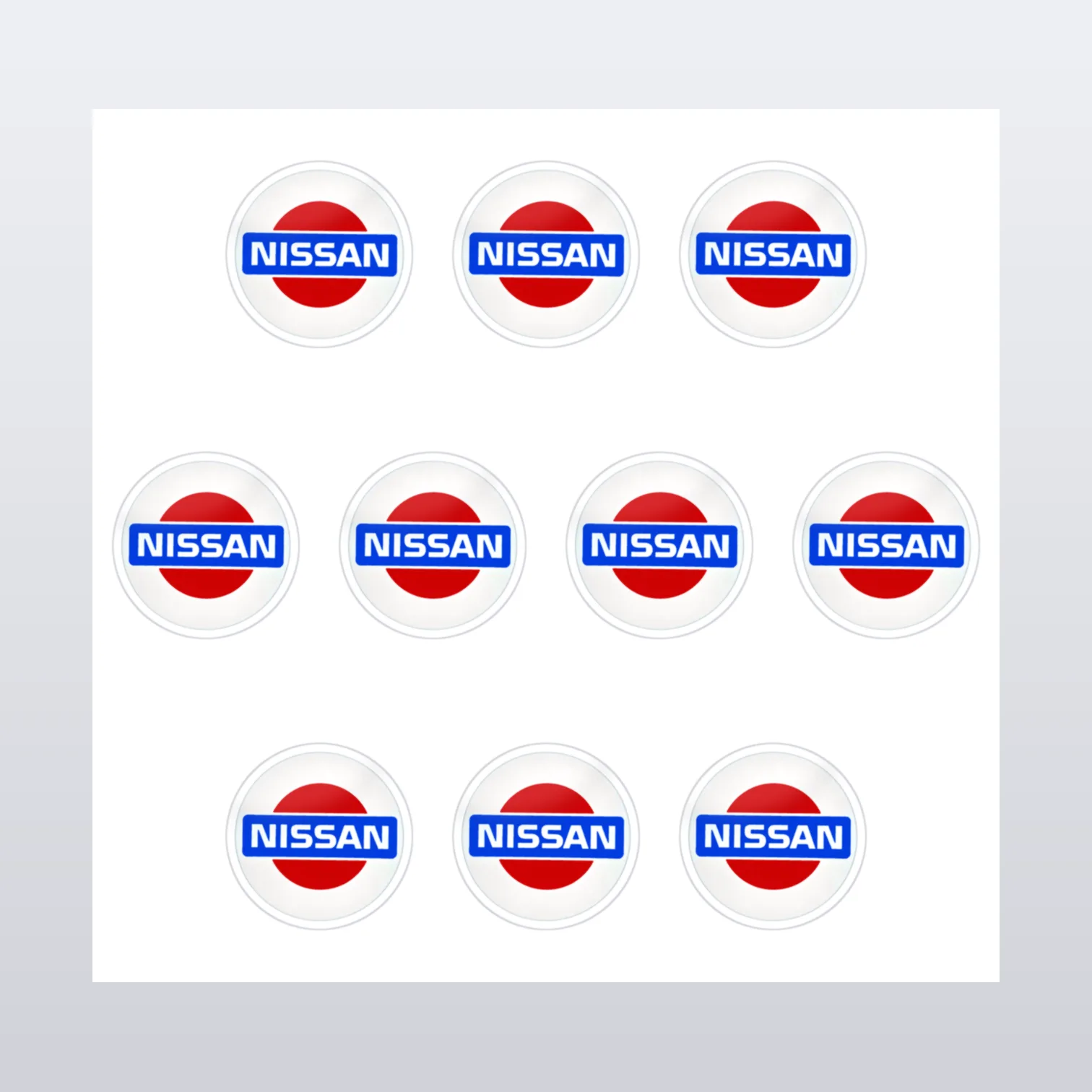 Nissan Aufkleber Set ALT – Aufkleber auf Bogen