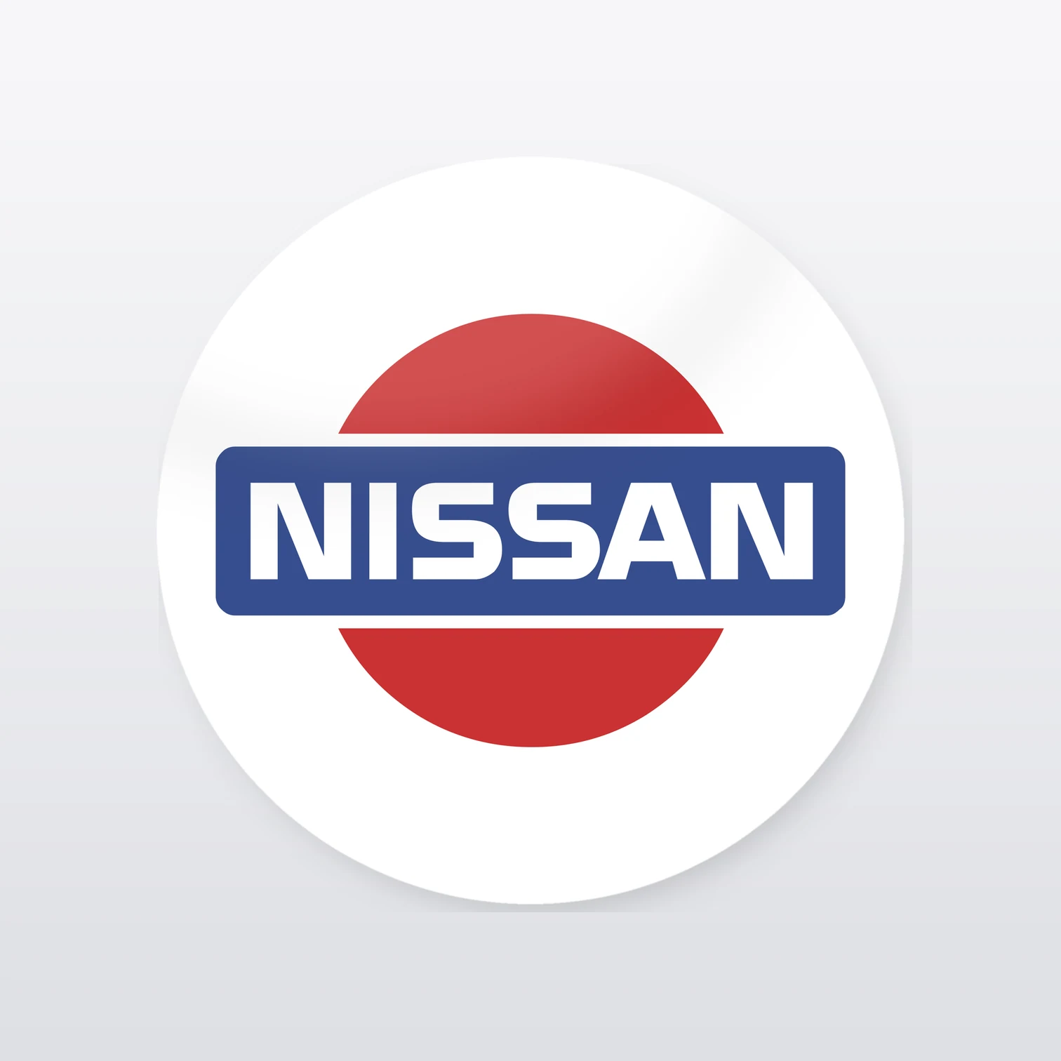Nissan Aufkleber Set ALT – einzelner Aufkleber in Großaufnahme