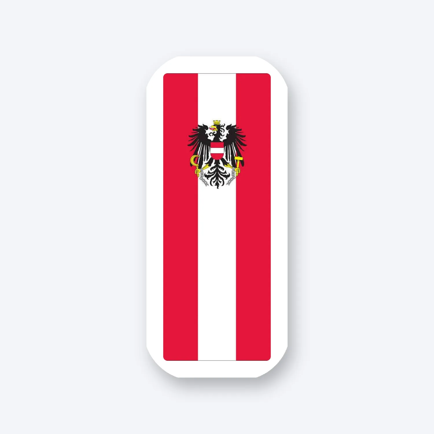 Österreich Flagge Aufkleber Set