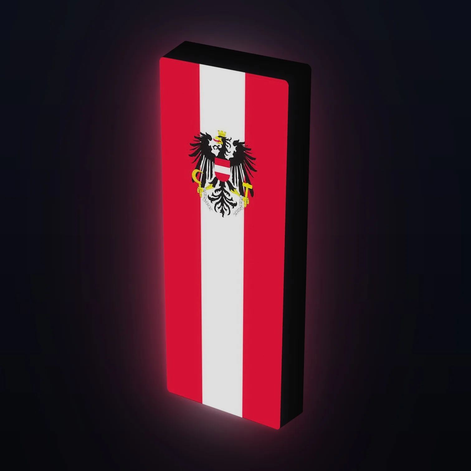Österreich Flagge LED-Leuchte