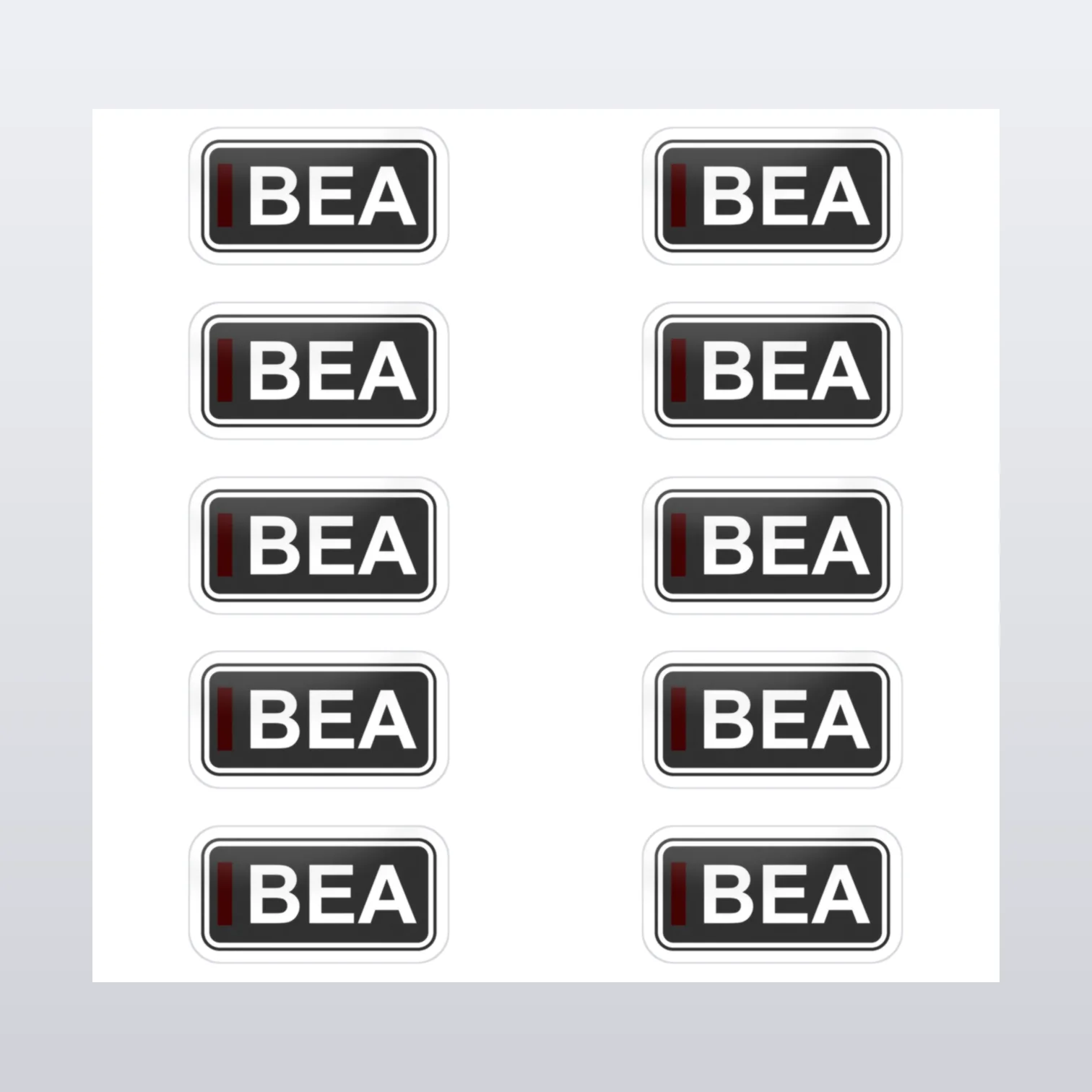 Oliver Bearman Aufkleber Set – Aufkleber auf Bogen