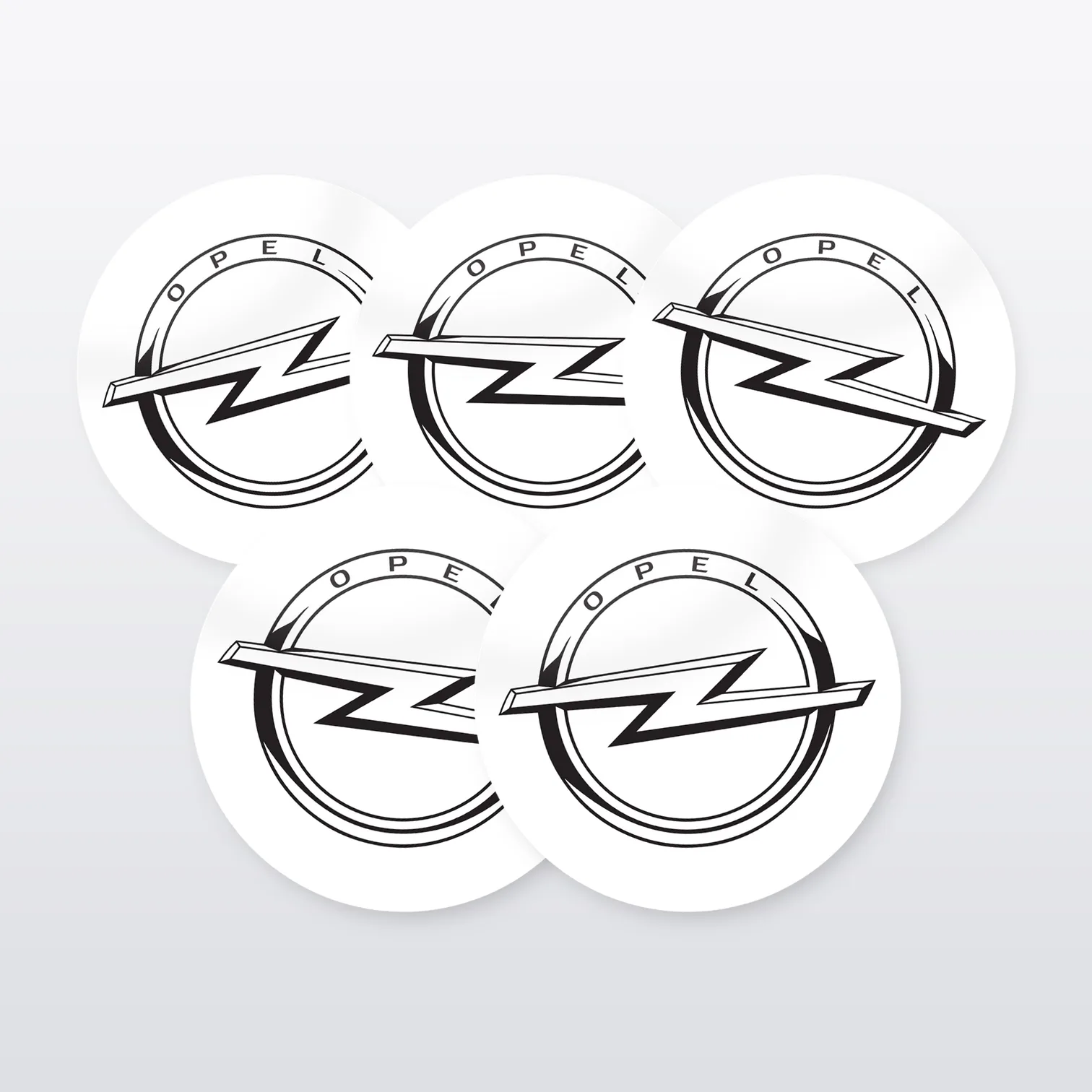 Opel Aufkleber Set Modern Logo – 5 Sticker