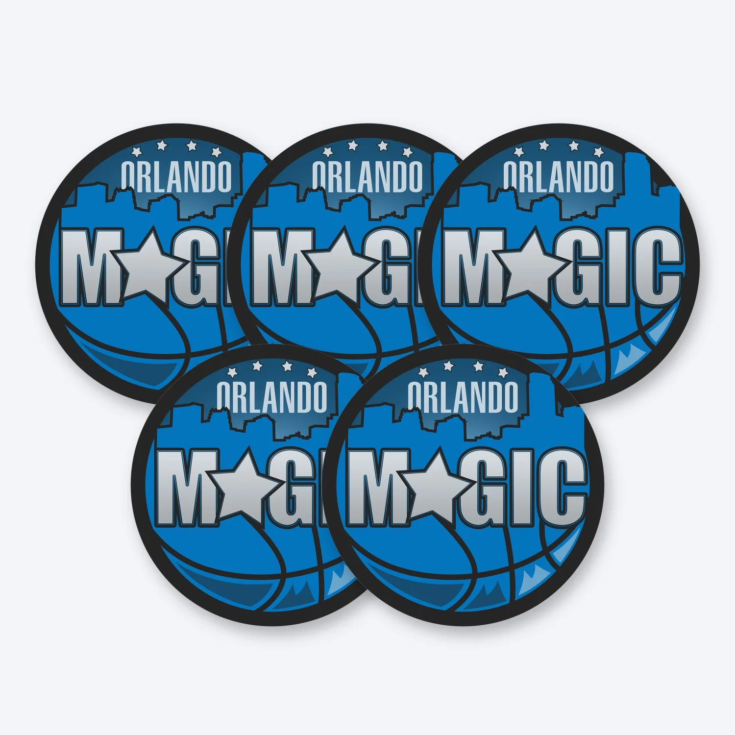Orlando Magic NBA Aufkleber Set I