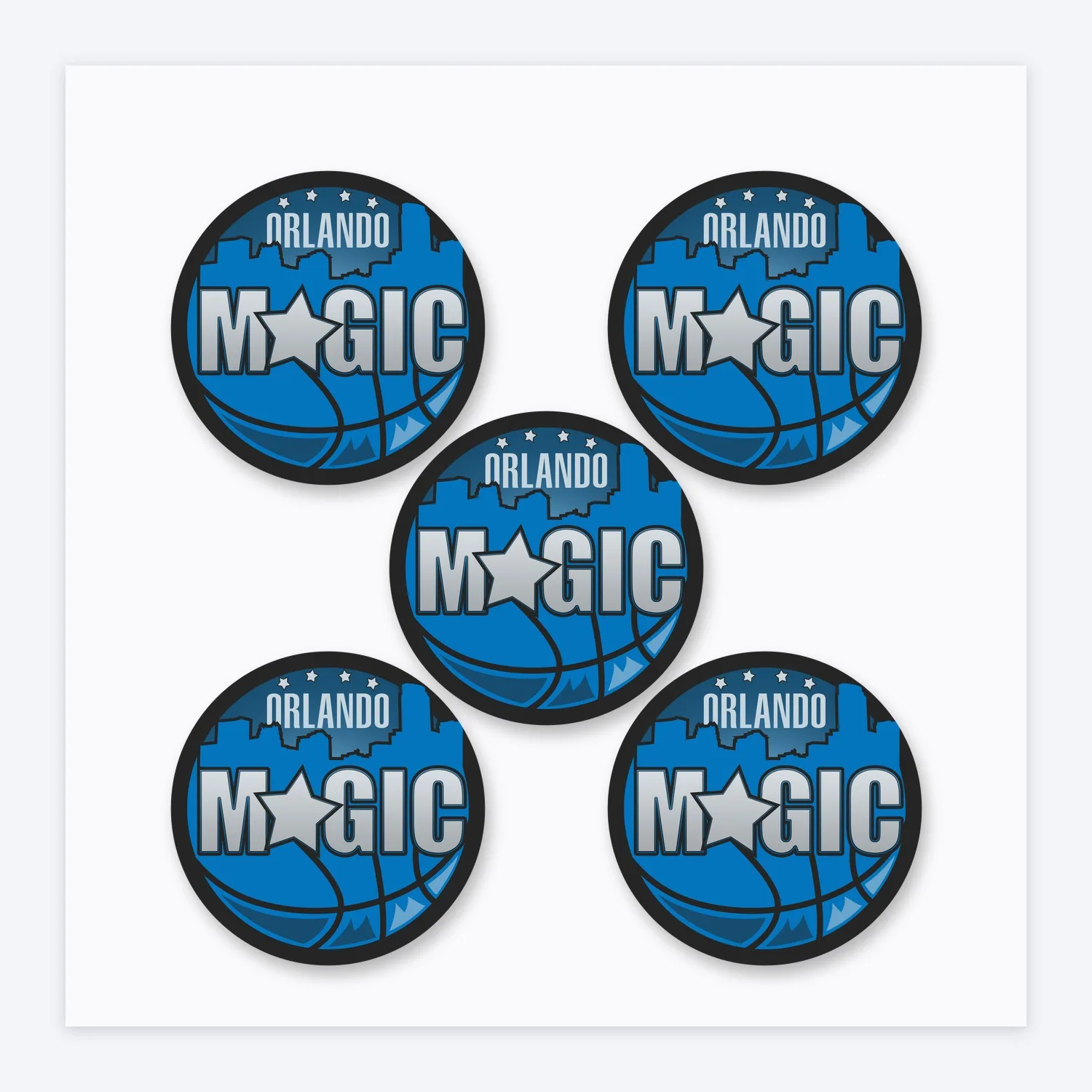 Orlando Magic NBA Aufkleber Set I